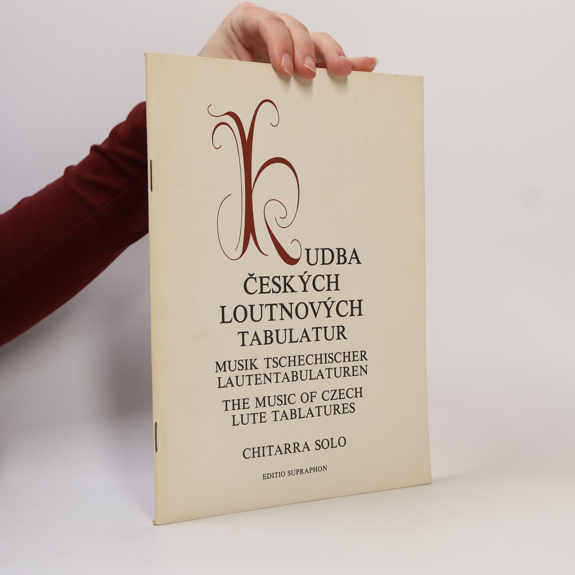 Various authors Hudba českých loutnových tabulatur. Musik tschechischer Lautentabulaturen