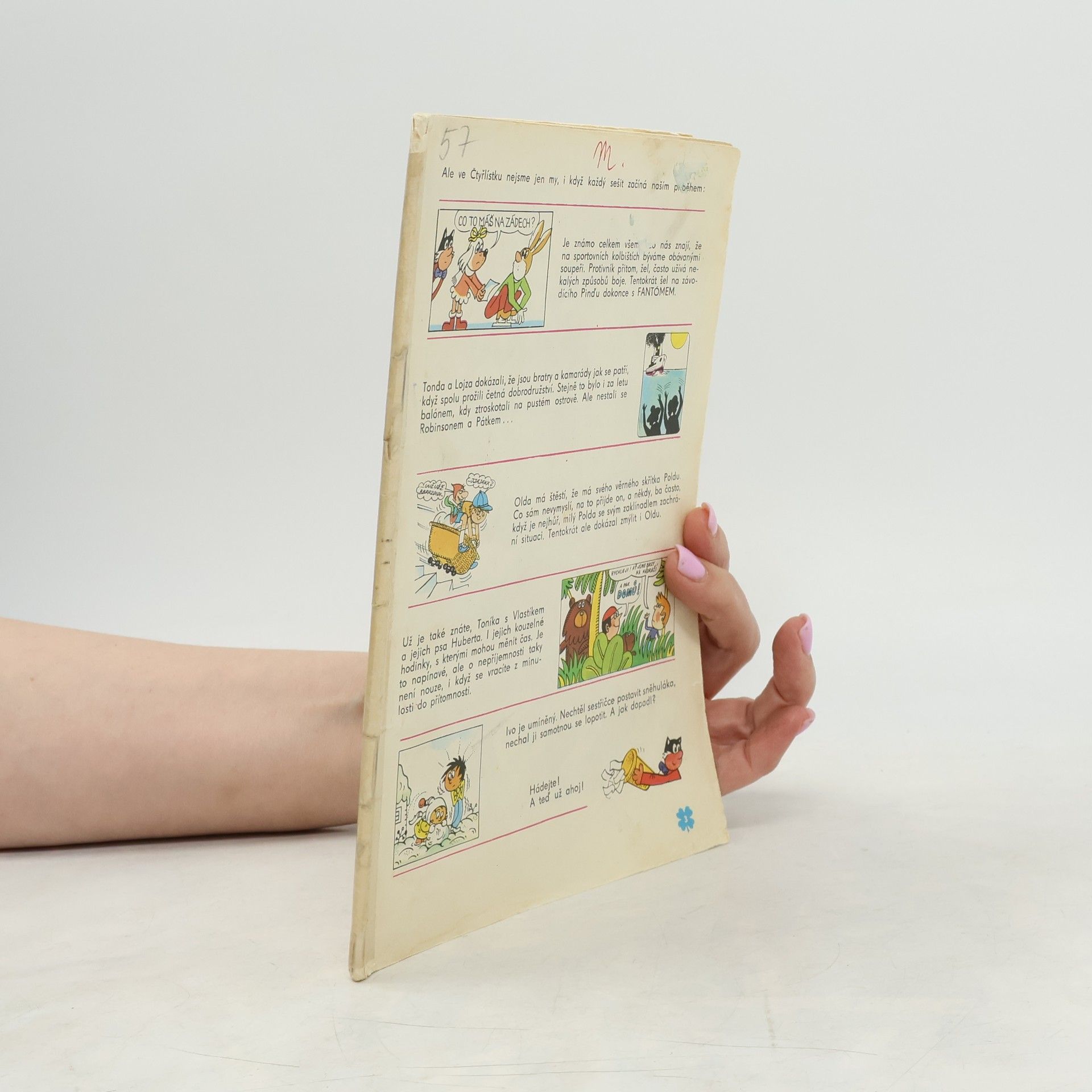 Ljuba Štíplová Čtyřlístek 57. Fantóm stadiónu