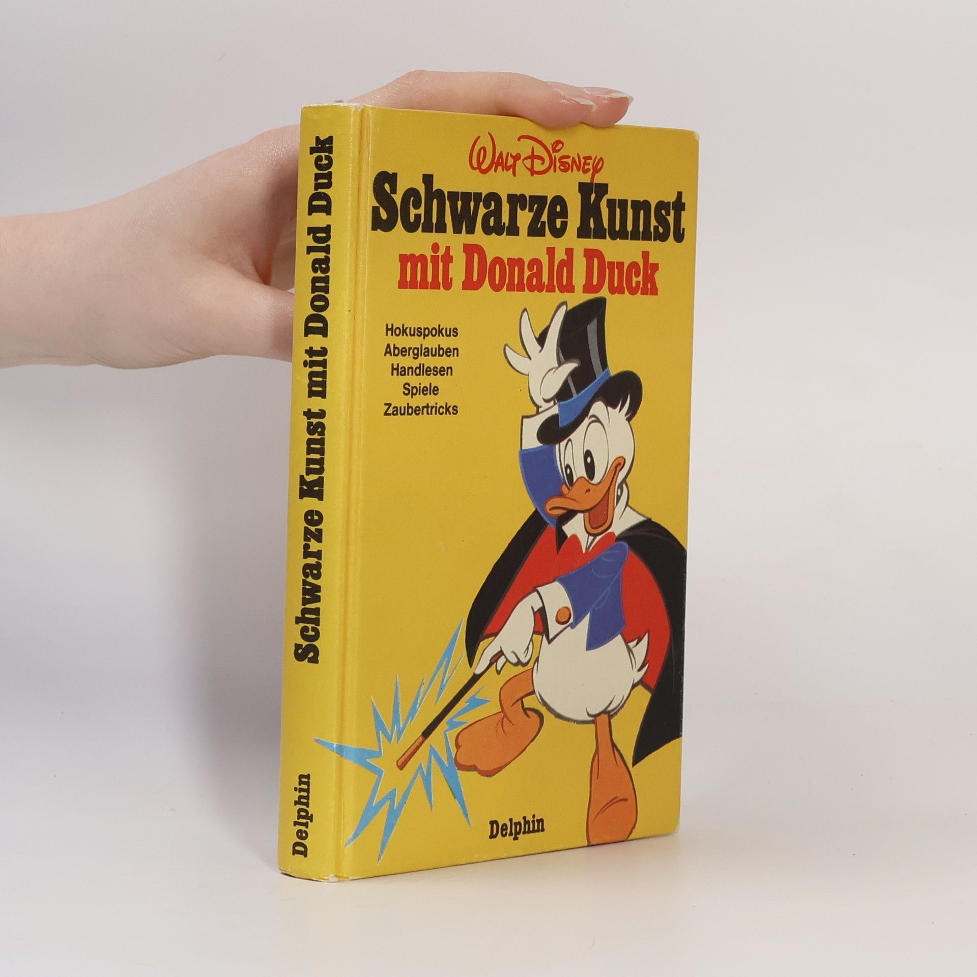 Walt Disney Schwarze Kunst mit Donald Duck