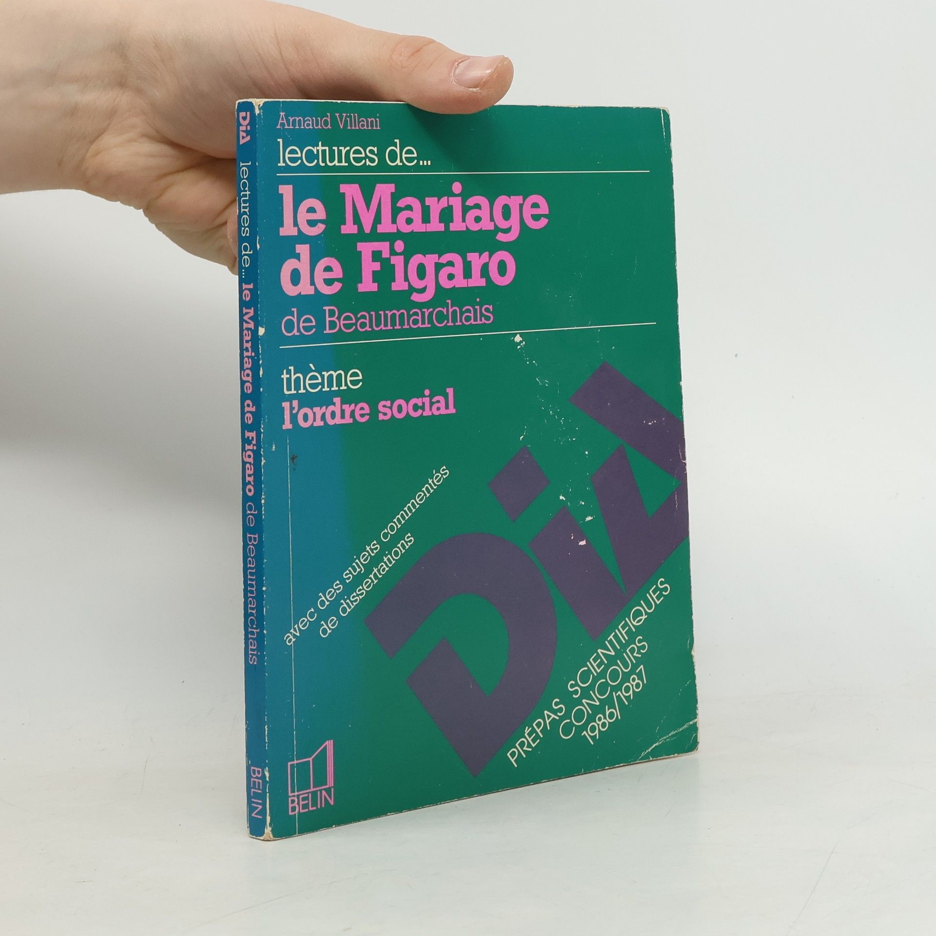 Arnaud Villani Lectures de Le mariage de Figaro de Beaumarchais