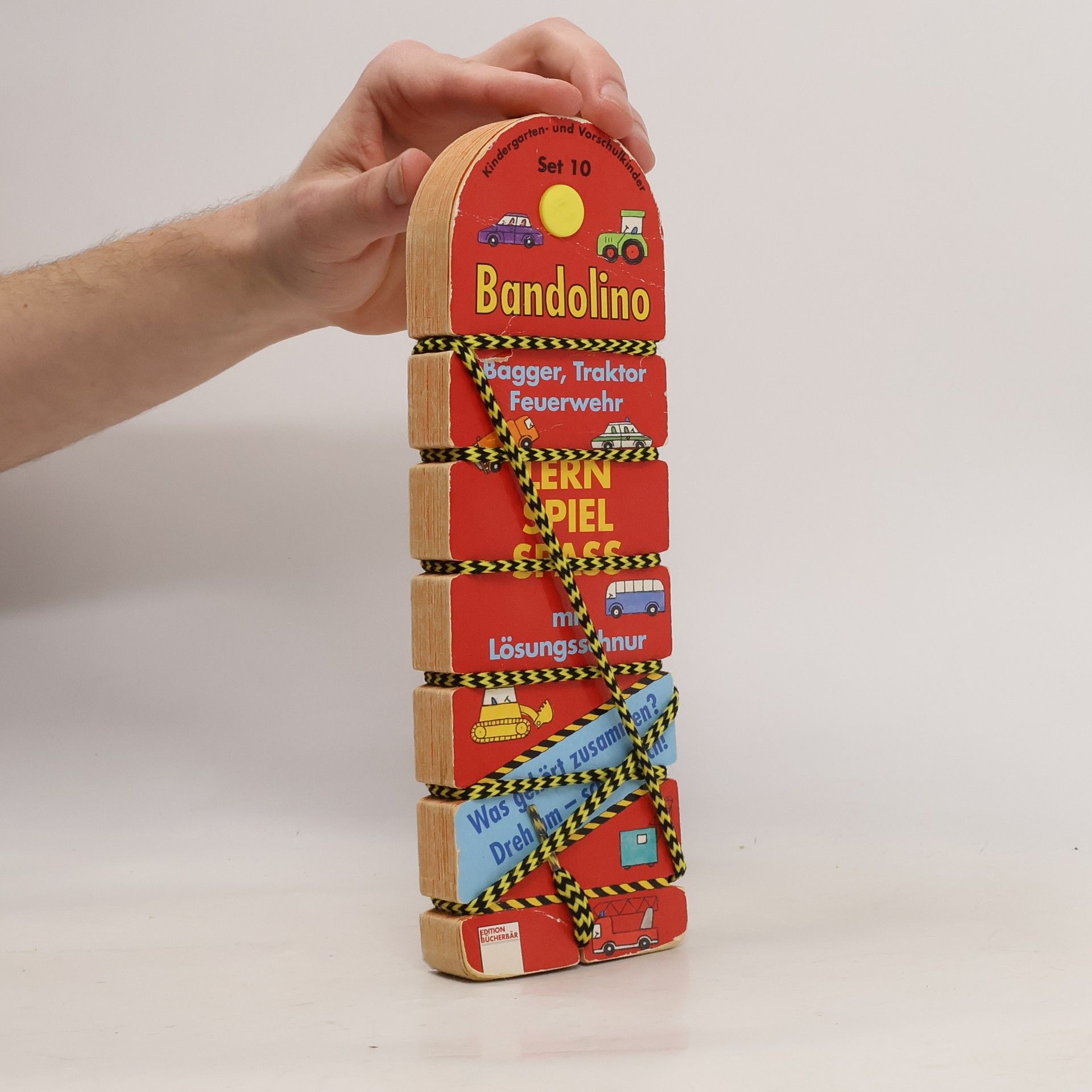 Autorenkollektiv Bandolino Set 10. LernSpielSpaß. Bagger, Traktor Feuerwehr.