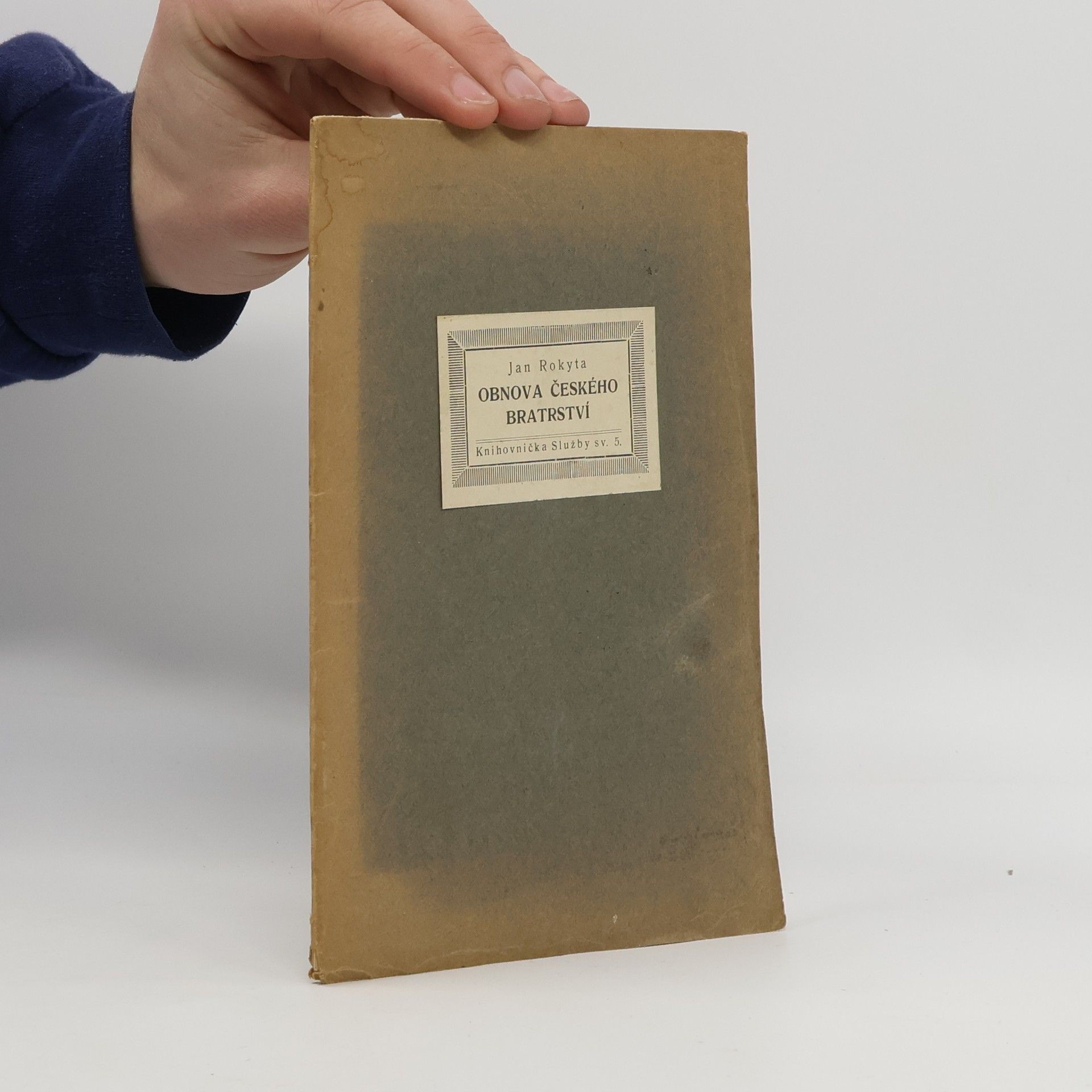 Jan Rokyta Obnova českého bratrství