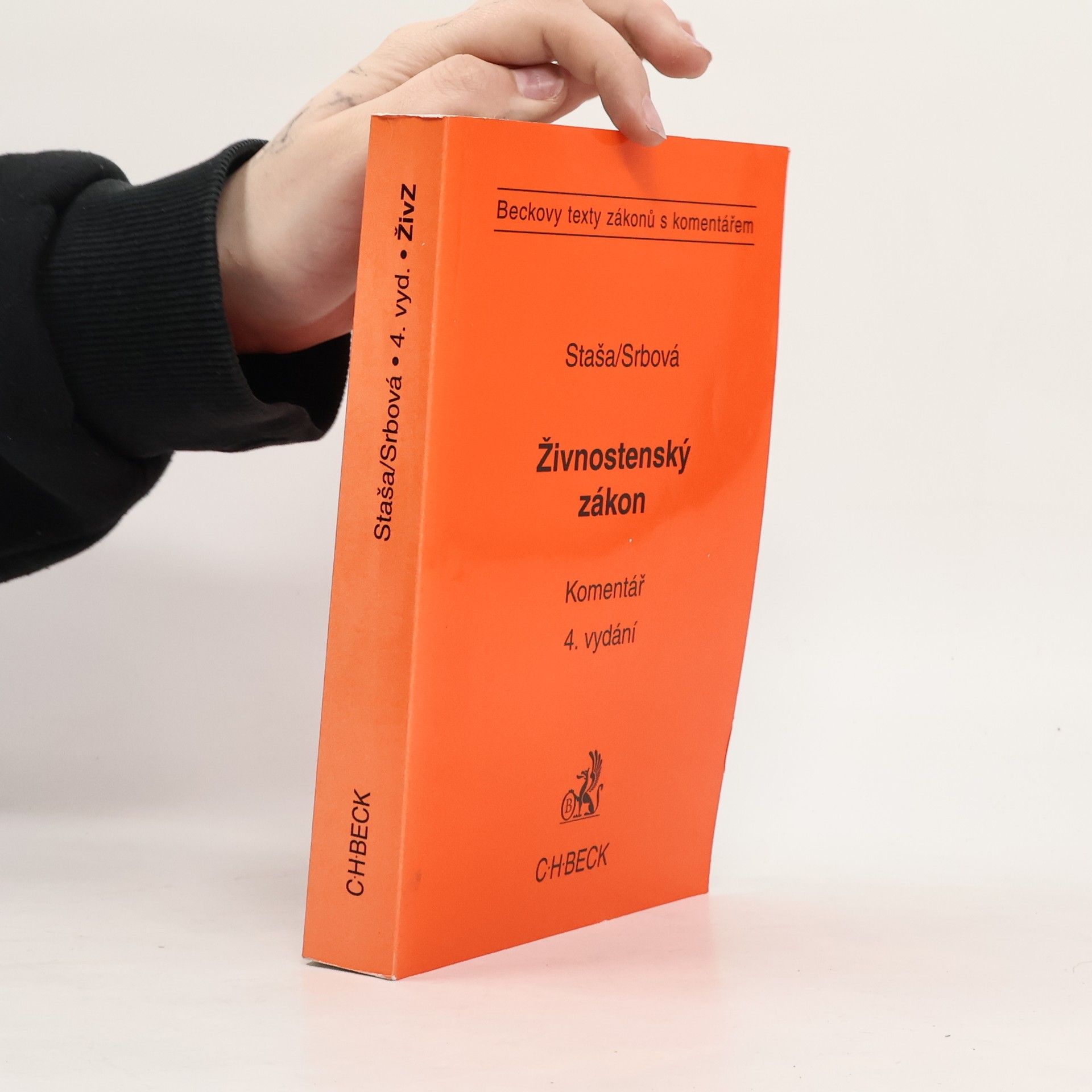 Josef Staša Živnostenský zákon - 4. vydání