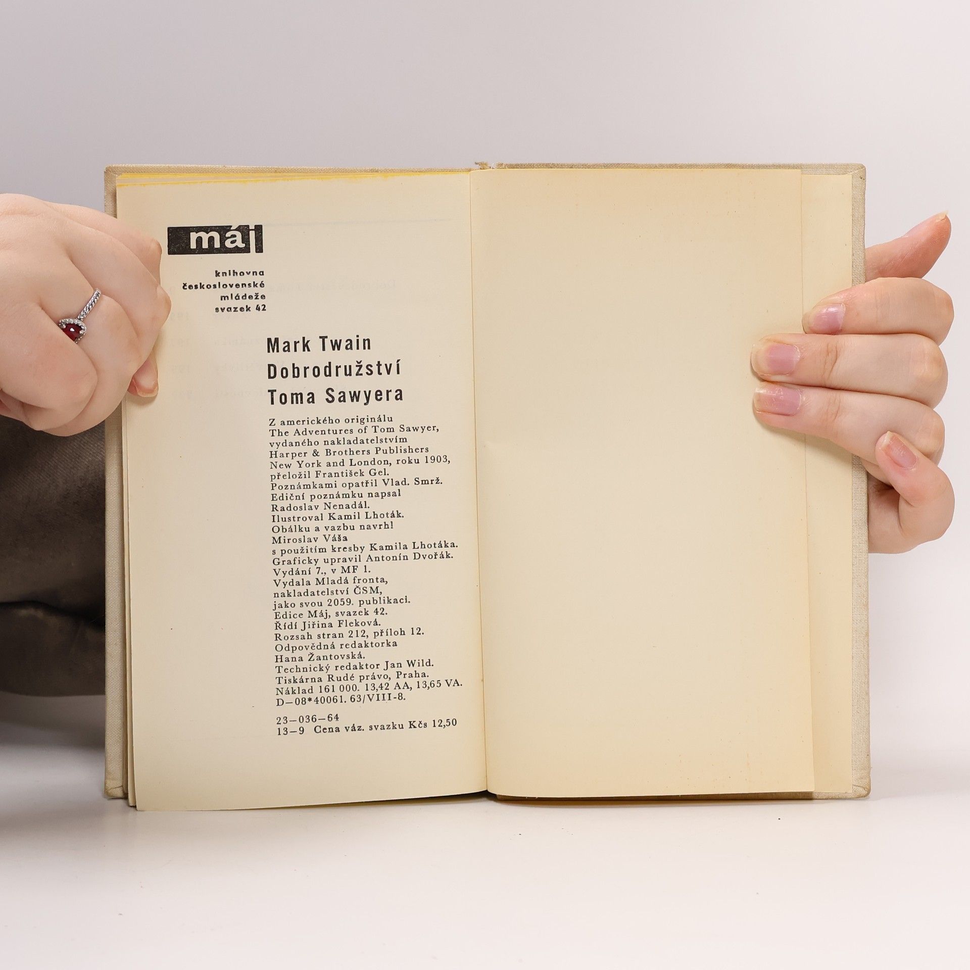 Mark Twain Dobrodružství Toma Sawyera