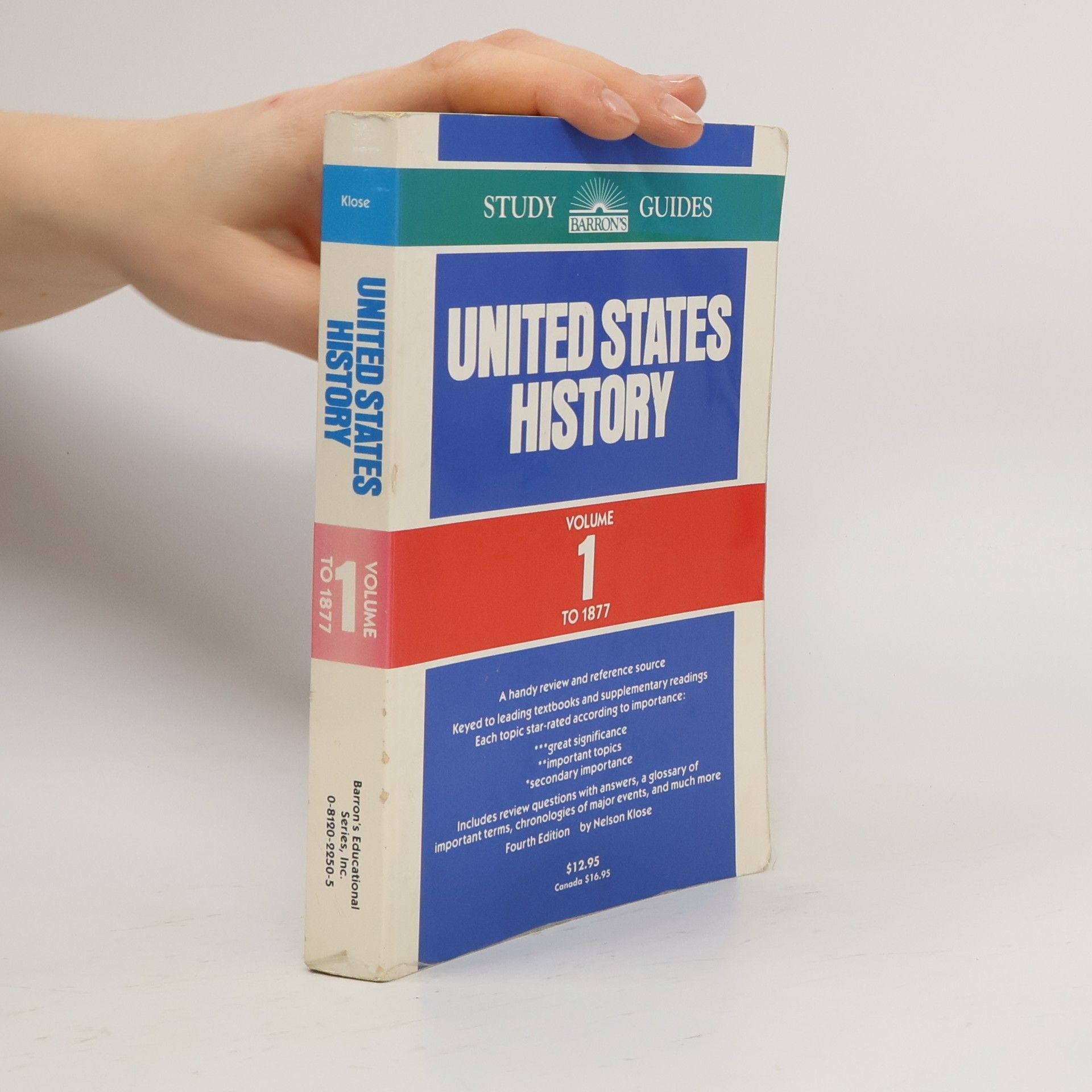 Nelson Klose Study Guides - 1: United States History to 1877