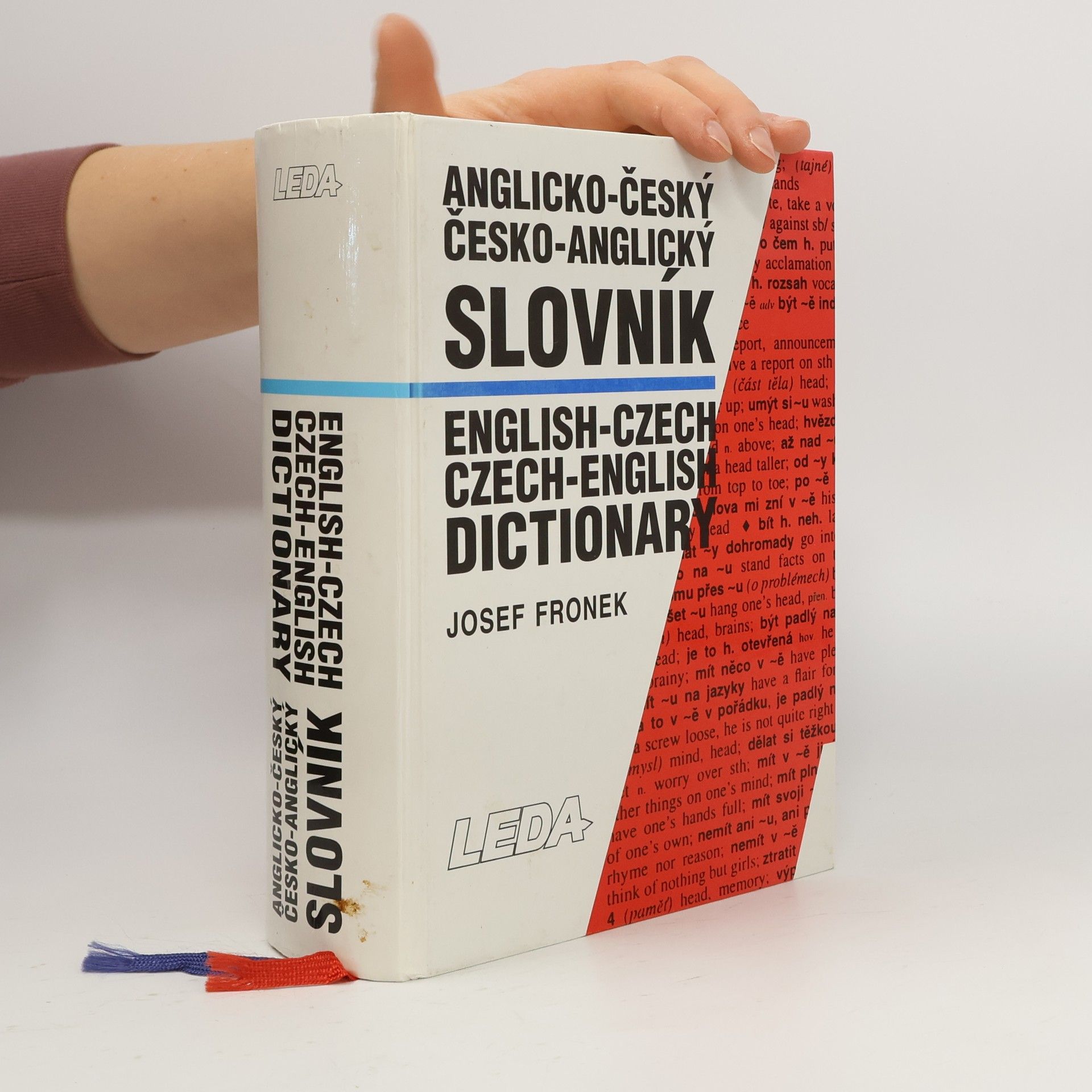 Josef Fronek Anglicko-český, česko-anglický slovník = English-czech, czech-english dictionary
