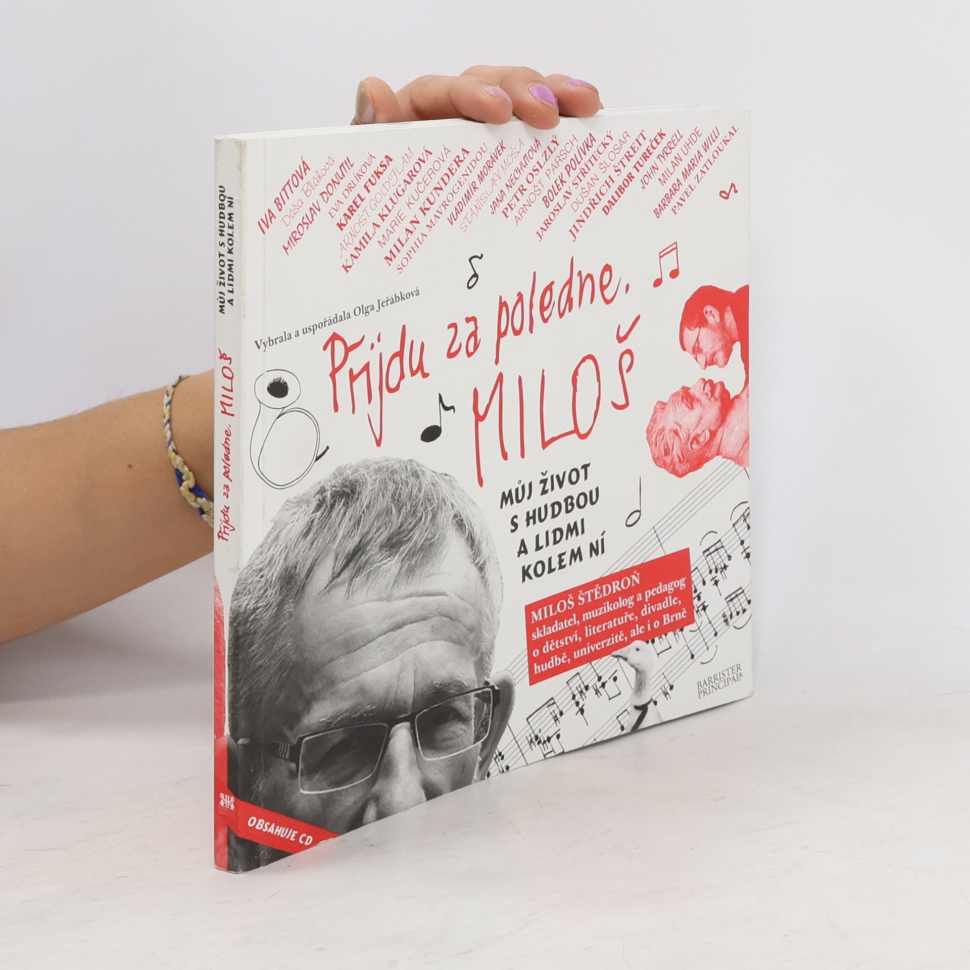 Miloš Štědroň Přijdu za poledne, Miloš. Můj život s hudbou a lidmi kolem ní. Skladatel, muzikolog a pedagog o dětství, literatuře, divadle, hudbě, univerzitě, ale i o Brně