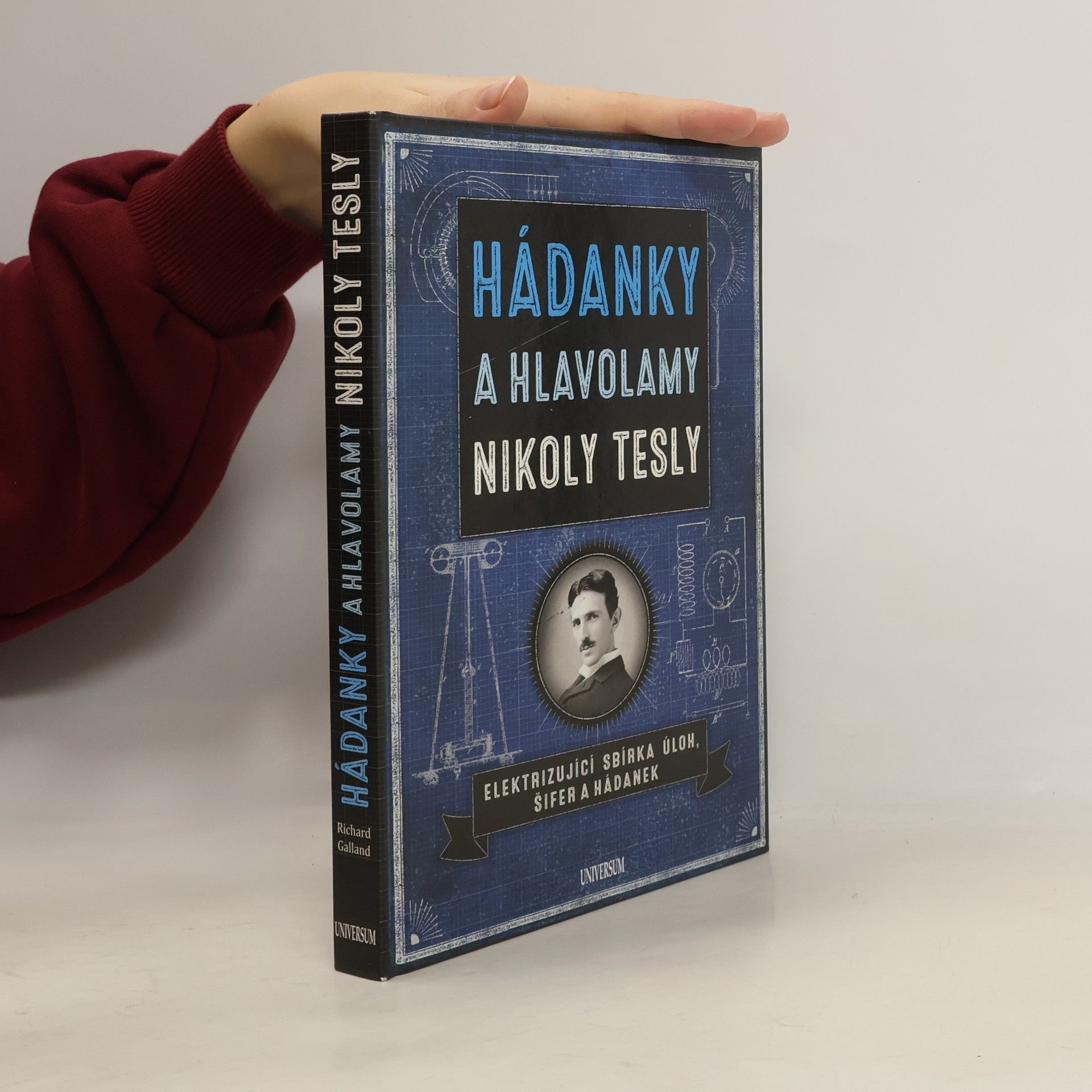 Richard Wolfrik Galland Hádanky a hlavolamy Nikoly Tesly. Elektrizující sbírka úloh, šifer a hádanek
