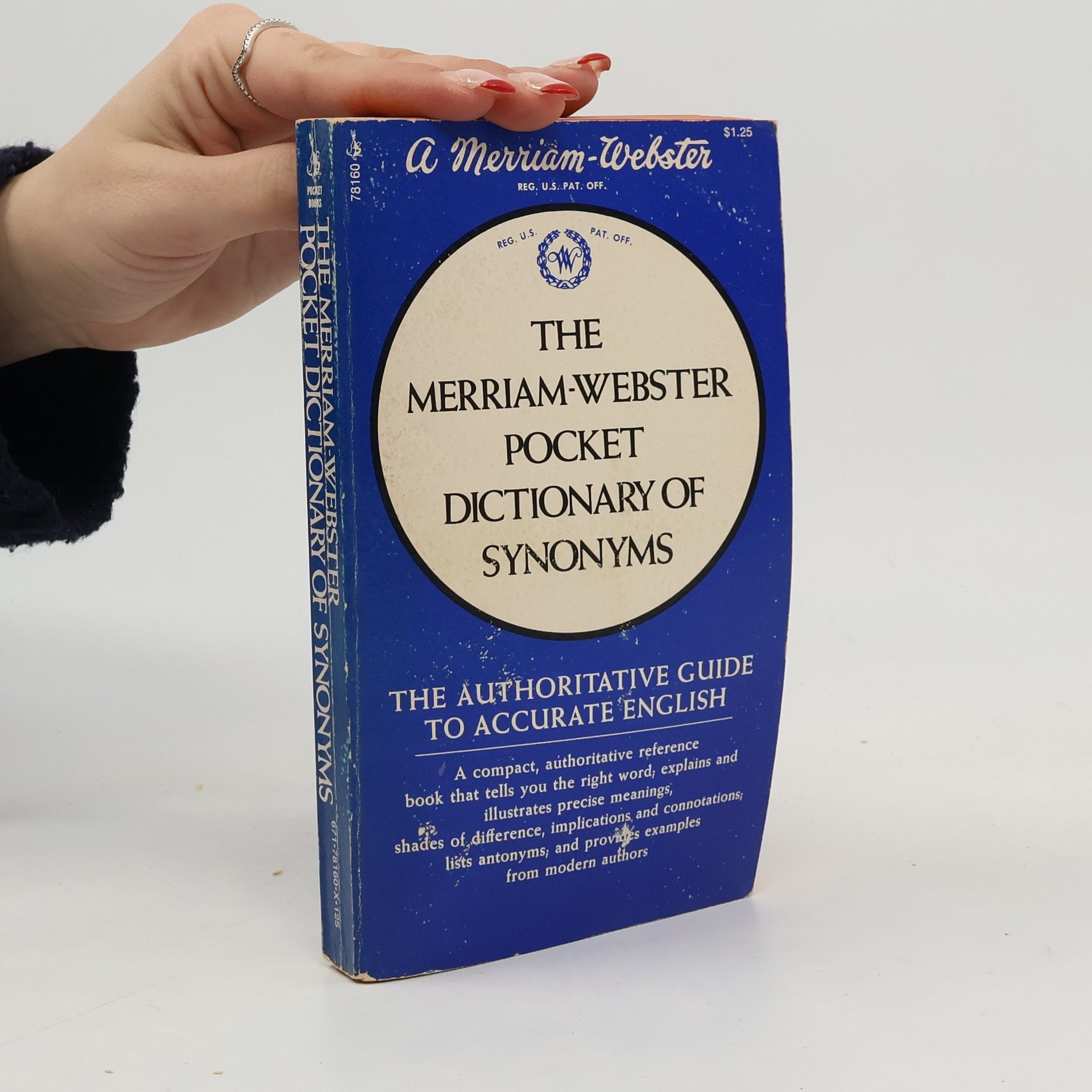 Merriam-Webster, Inc The Merriam-Webster Pocket Dictionary of Synonyms