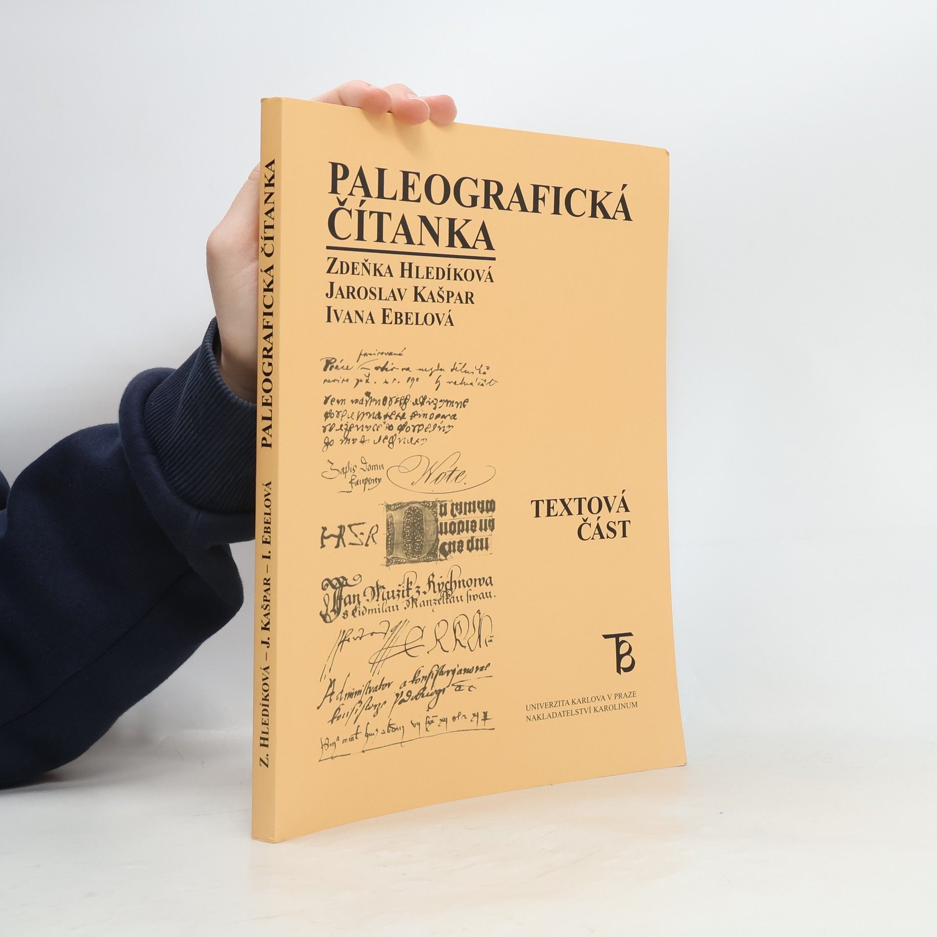 Zdeňka Hledíková Paleografická čítanka. Textová část