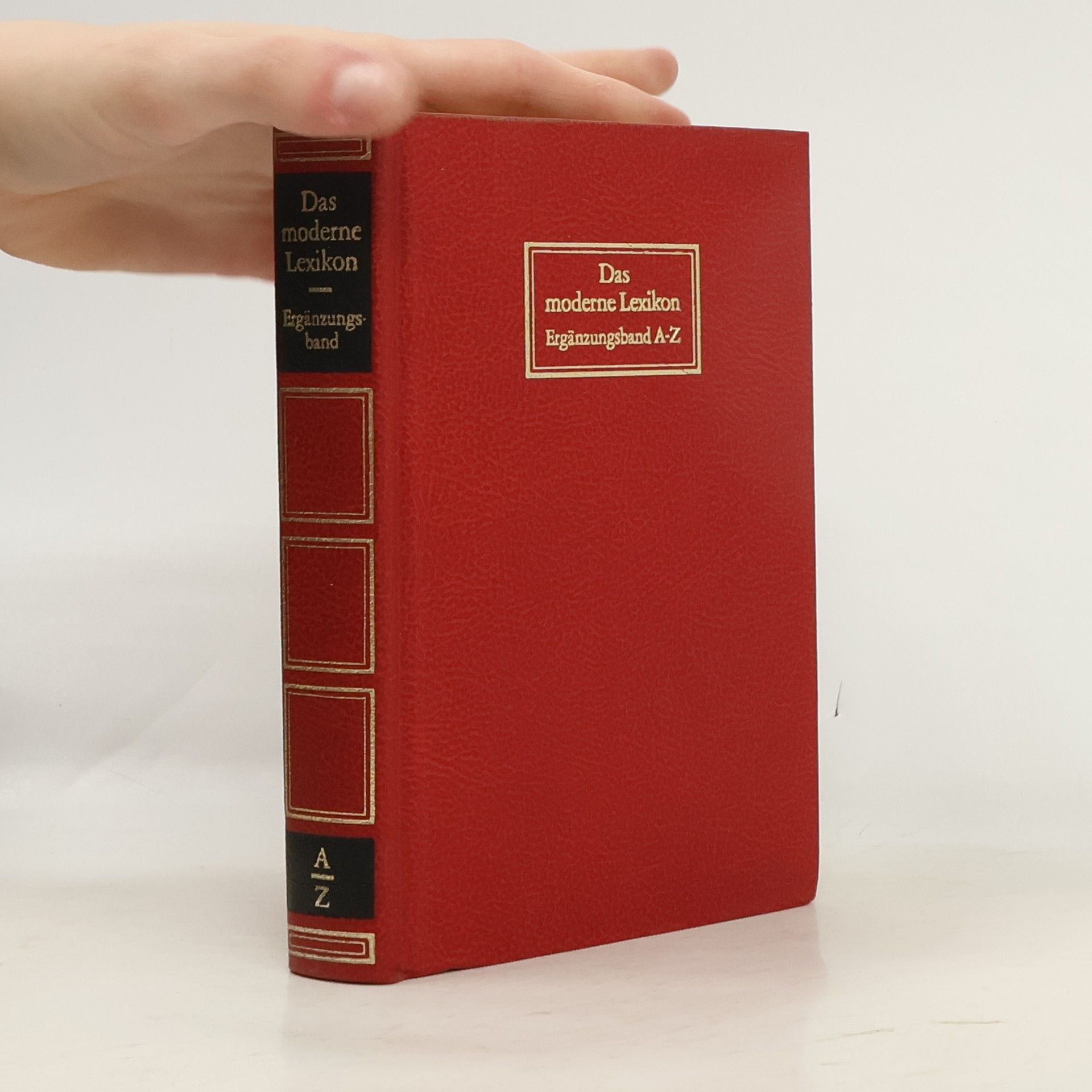 Various authors Das moderne Lexikon: Ergänzungsband A-Z