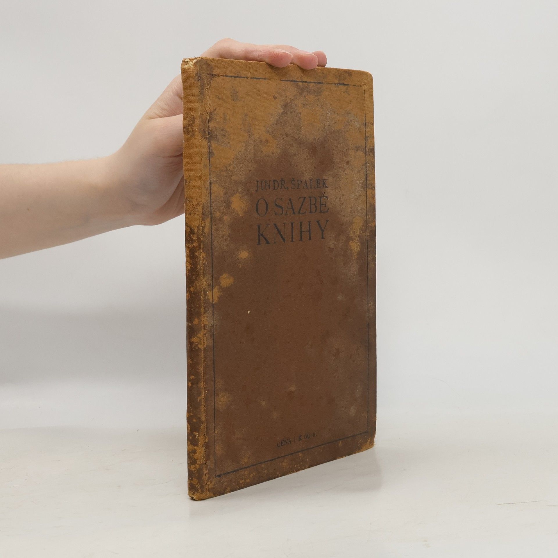 Jindřich Špalek O sazbě knihy