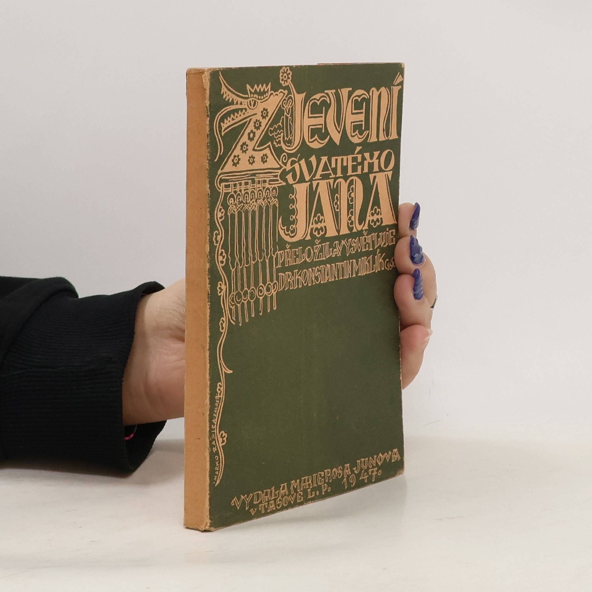 Josef Konstantin Miklík Zjevení svatého Jana