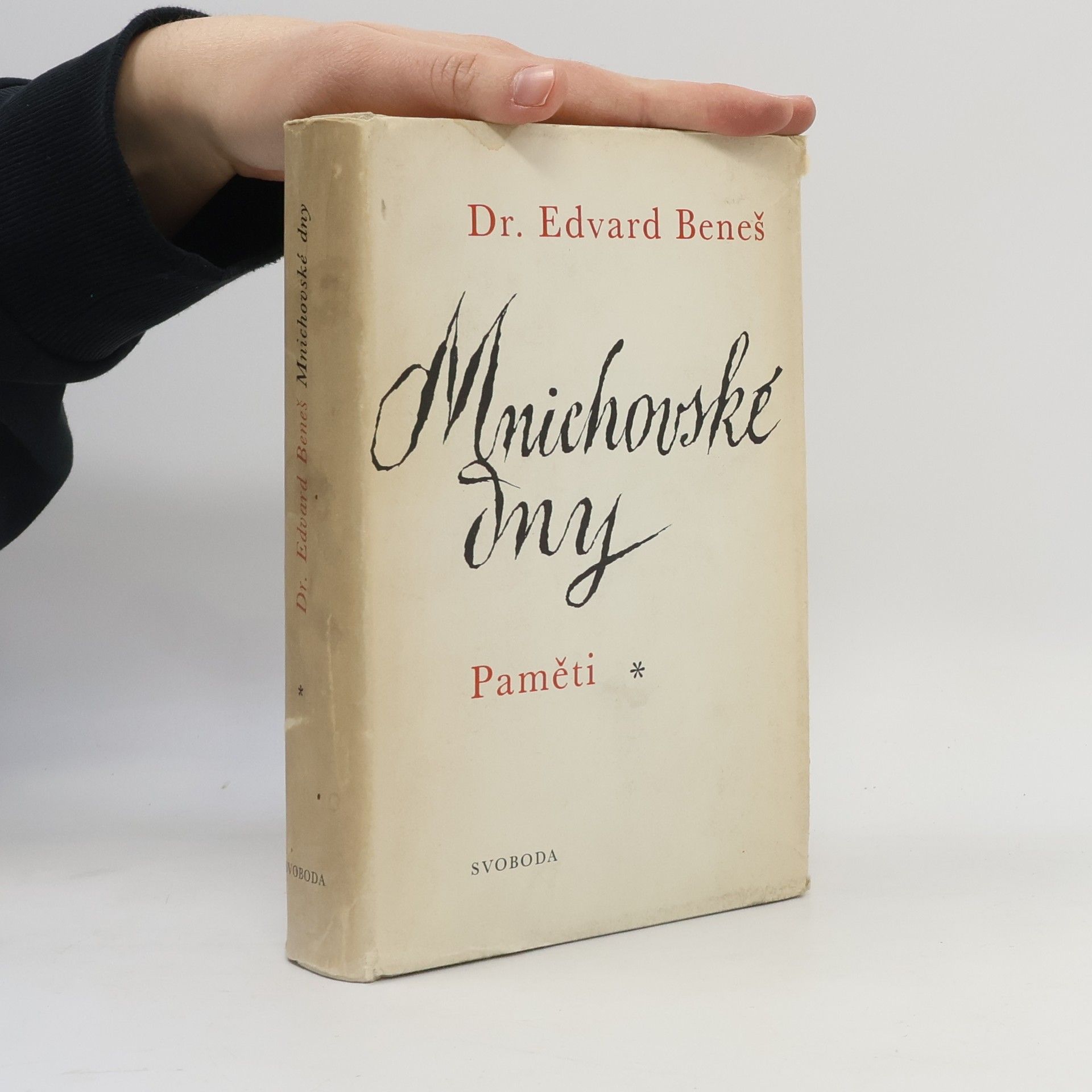 Edvard Beneš Mnichovské dny