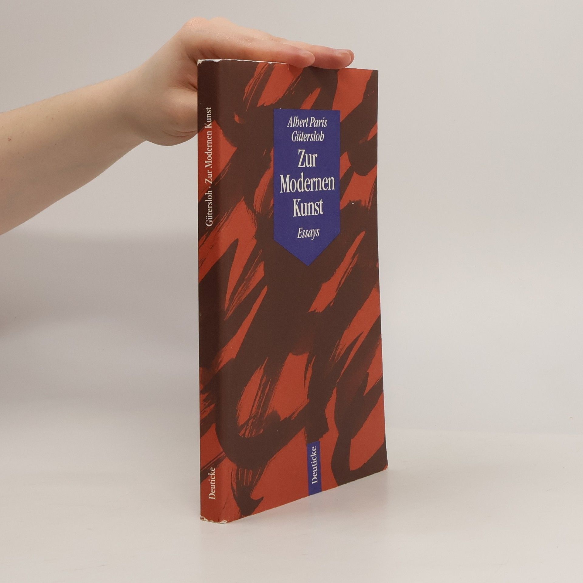 Albert Paris Gütersloh Zur modernen Kunst
