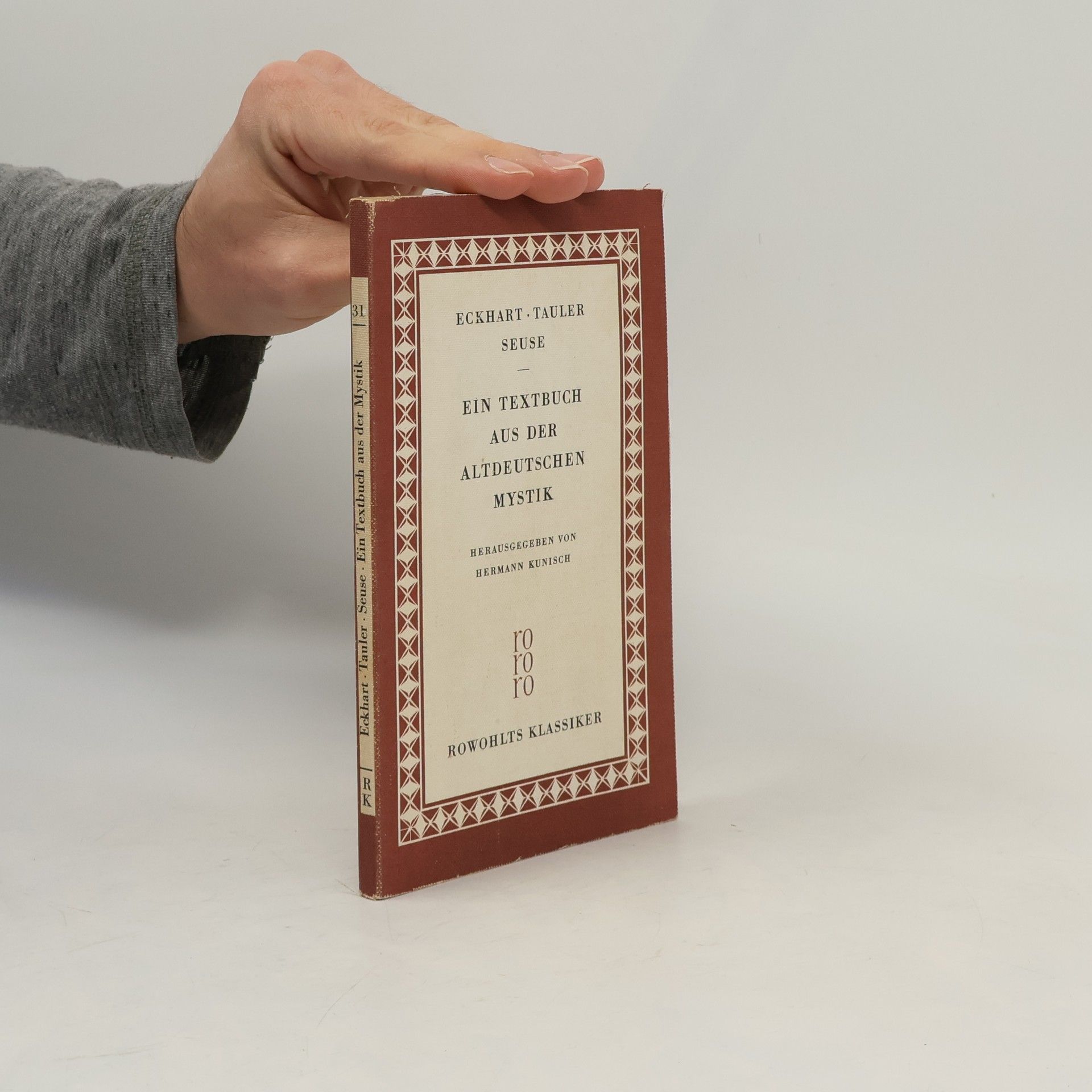 Hermann Kunisch Ein Textbuch aus der altdeutschen Mystik