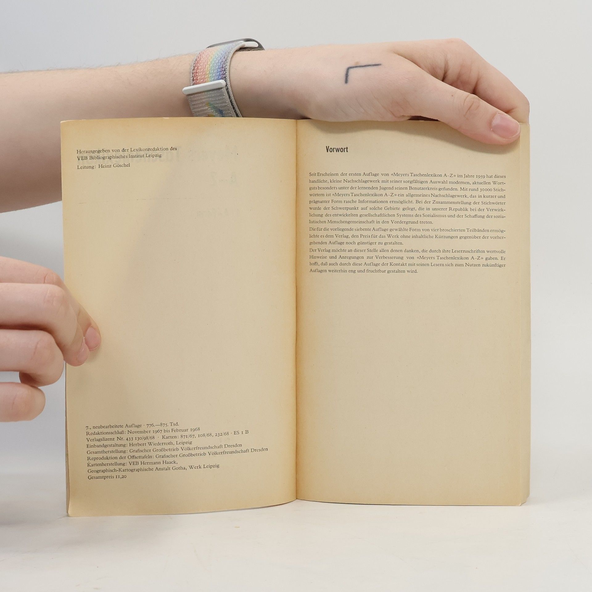 Various authors Meyers Taschenlexikon A-Z