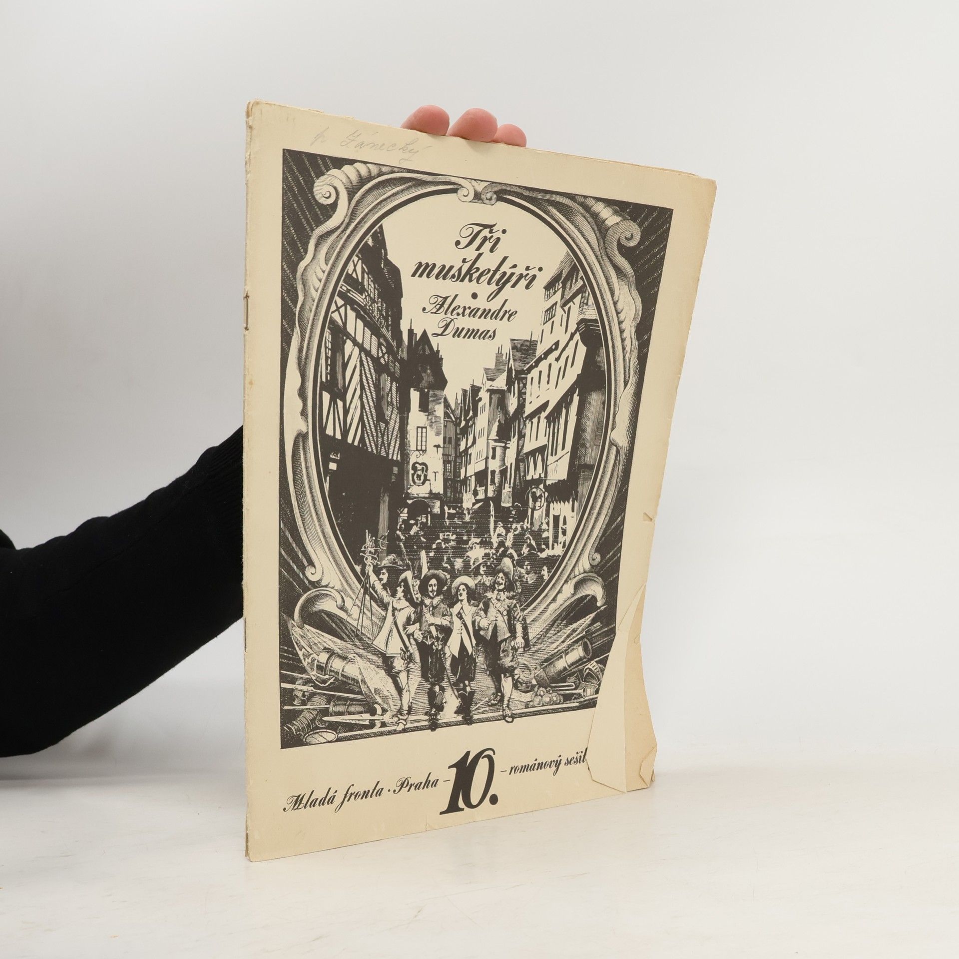 Alexandre Dumas Tři mušketýři 10. románový sešit