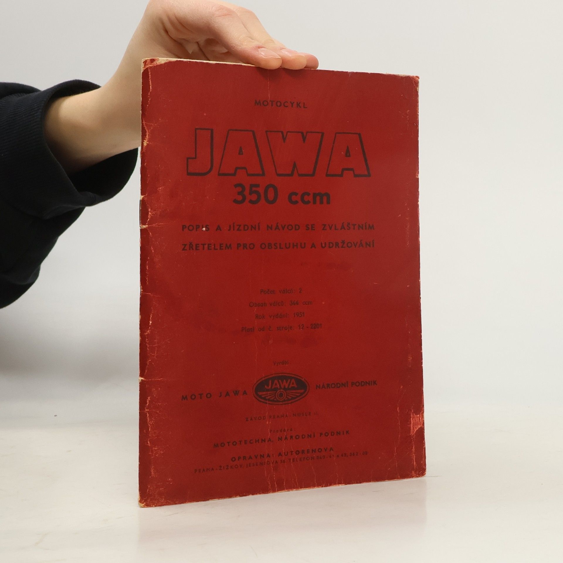 Various authors Motocykl Jawa 350 ccm
