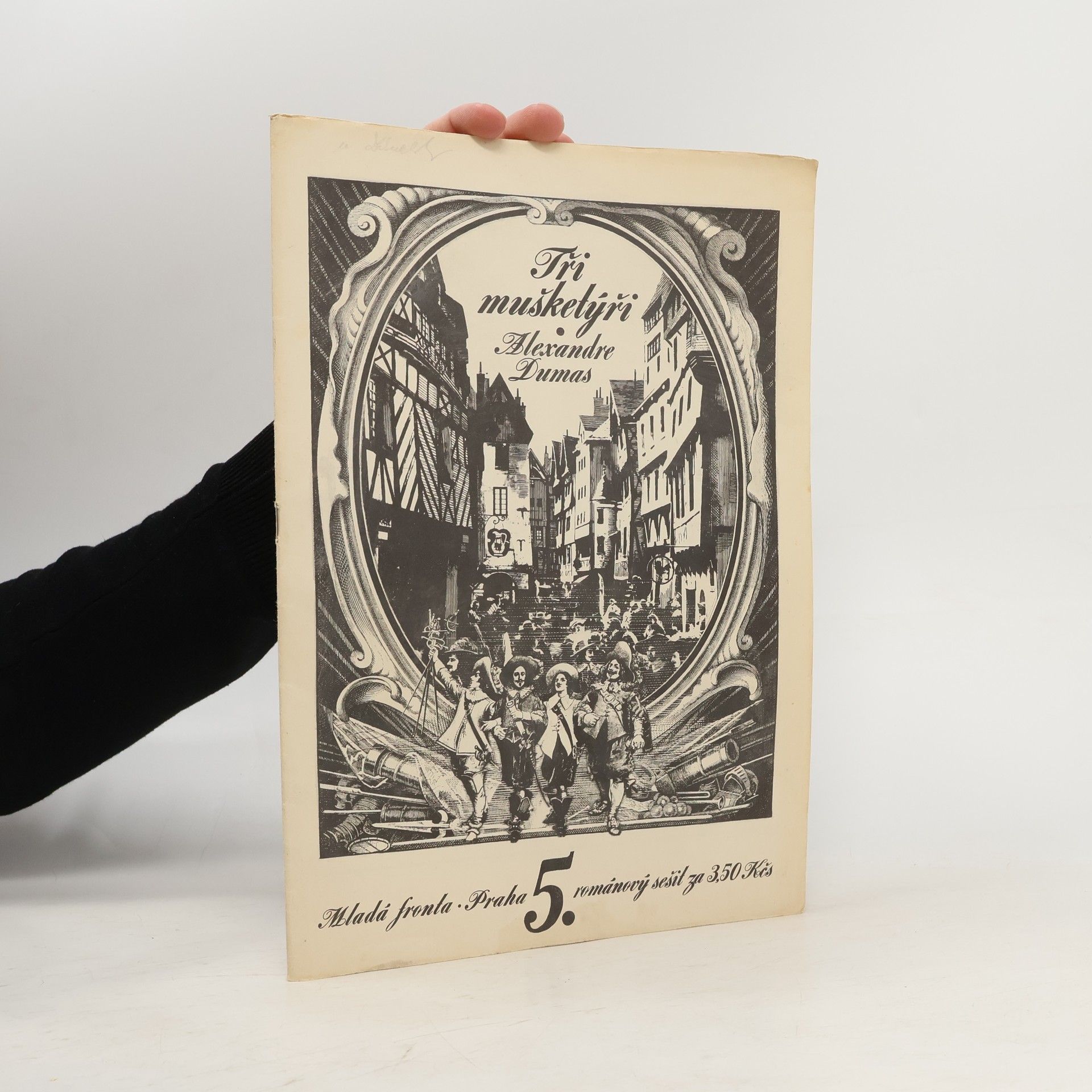 Alexandre Dumas Tři mušketýři 5. románový sešit