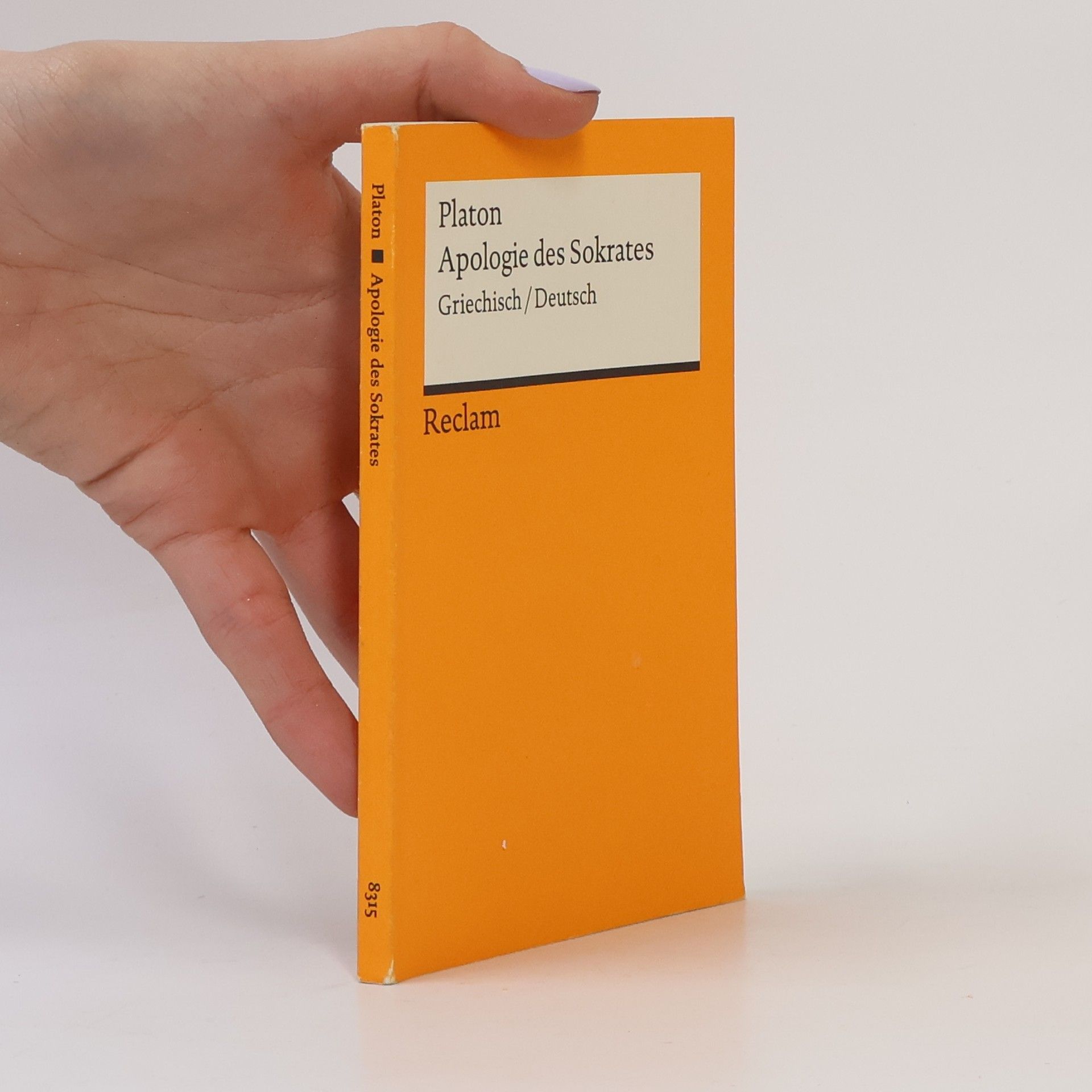 Platón Apologie des Sokrates