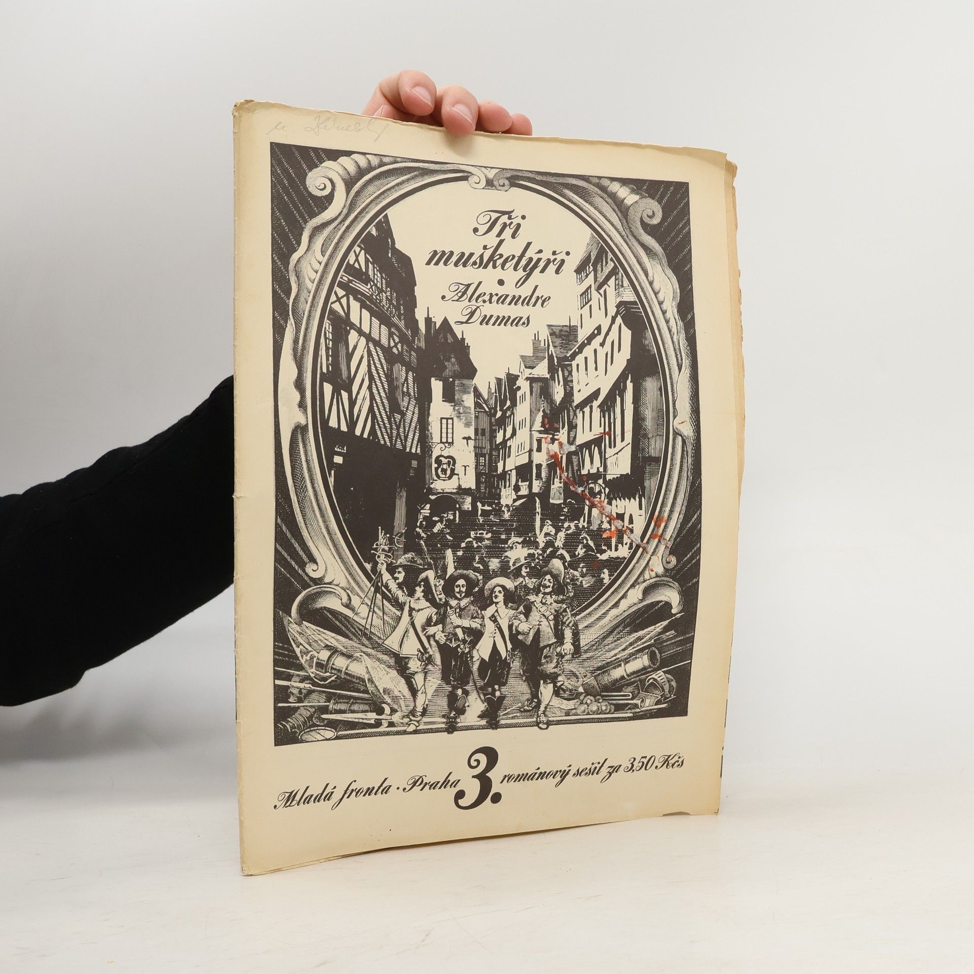 Alexandre Dumas Tři mušketýři 3. románový sešit