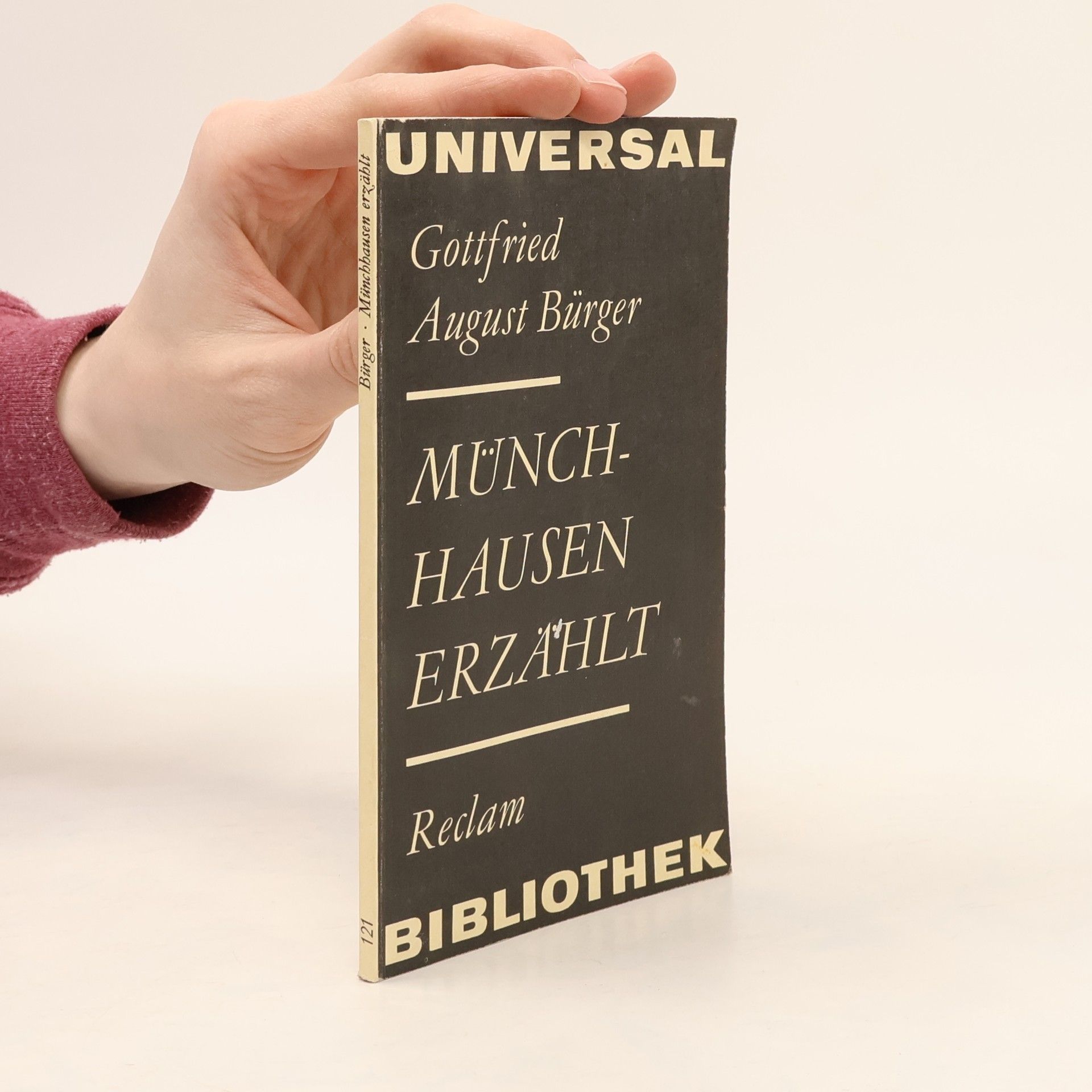 Gottfried August Bürger Münchhausen Erzählt