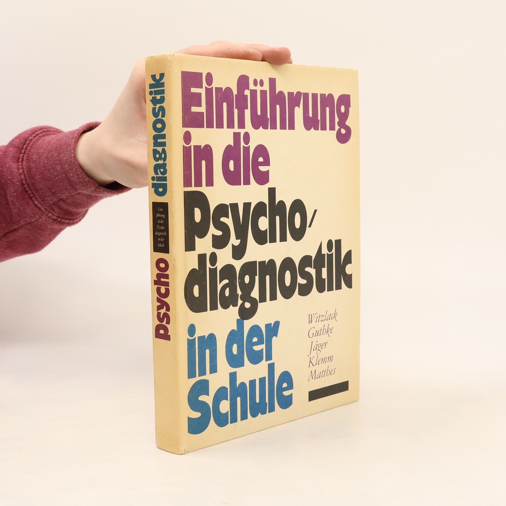 Gerhard Witzlack Einführung in die Psychodiagnostik