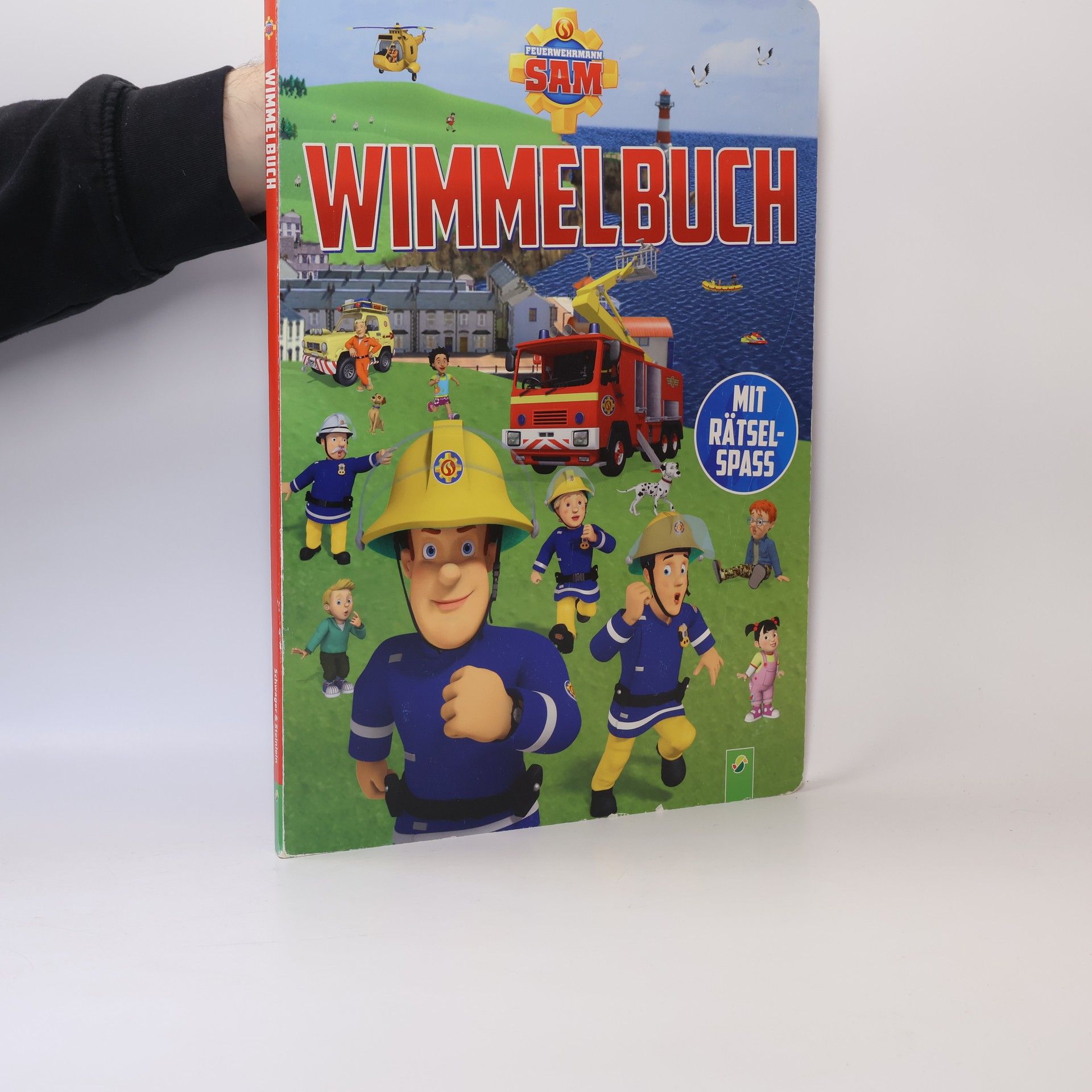 Feuerwehrmann Sam Wimmelbuch: Mit Rätselspaß