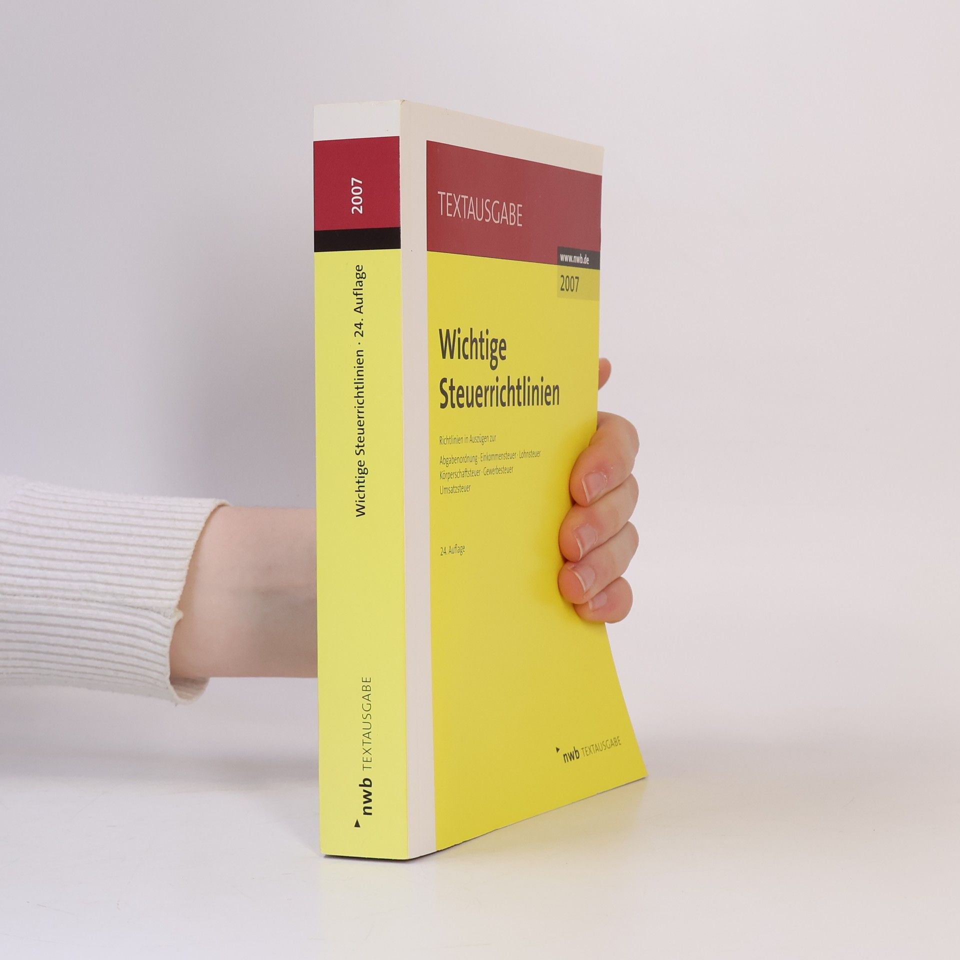 Friedrich Borrosch Wichtige Steuerrichtlinien - 24. Auflage