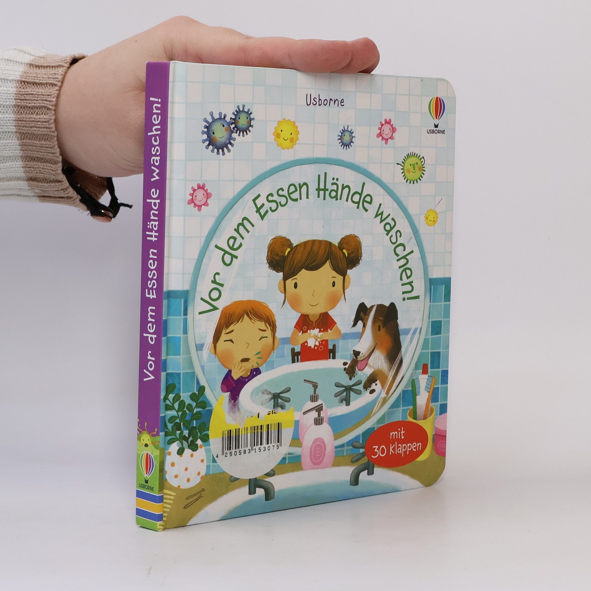 Vor dem Essen Hände waschen!