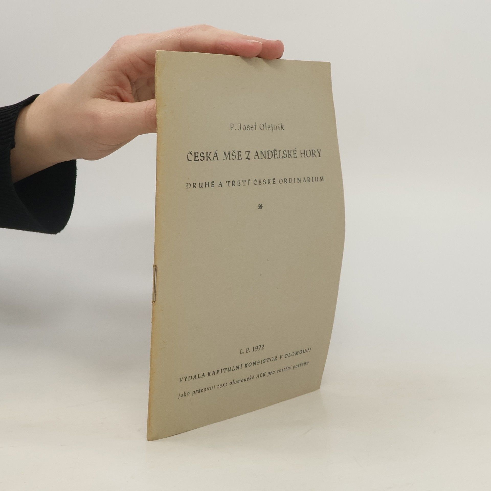 P. Josef Olejník Česká mše z Andělské hory