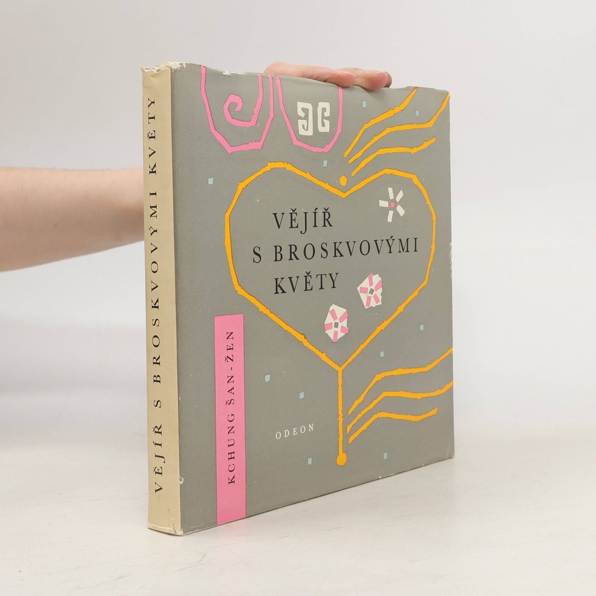 Kchung Šang žen Vějíř s broskvovými květy