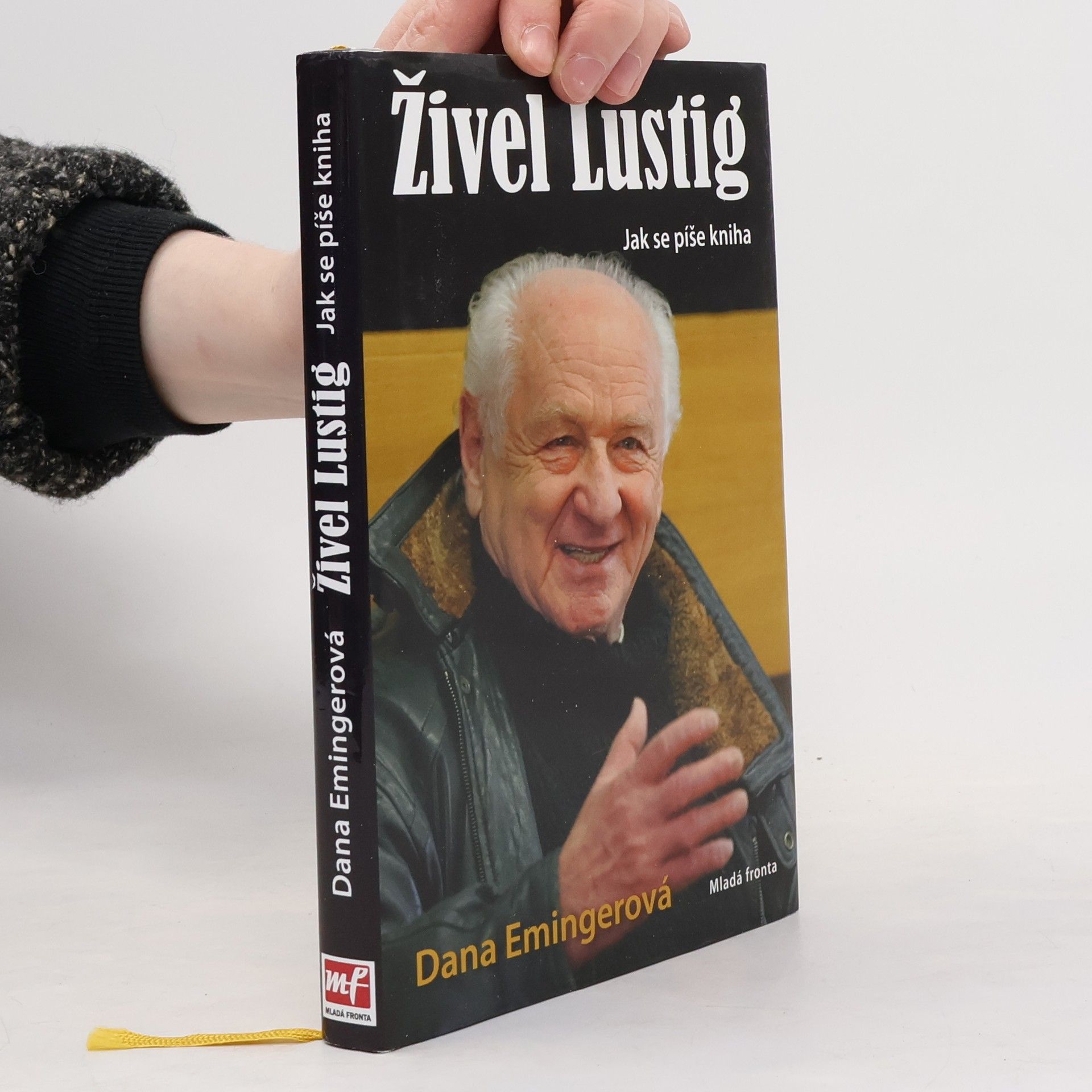 Dana Emingerová Živel Lustig. Jak se píše kniha aneb Hoď sebou ty bejku, už nemám moc času