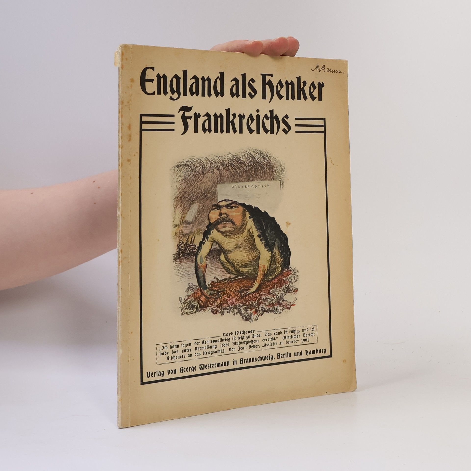 Walther Unus England als Henker Frankreichs