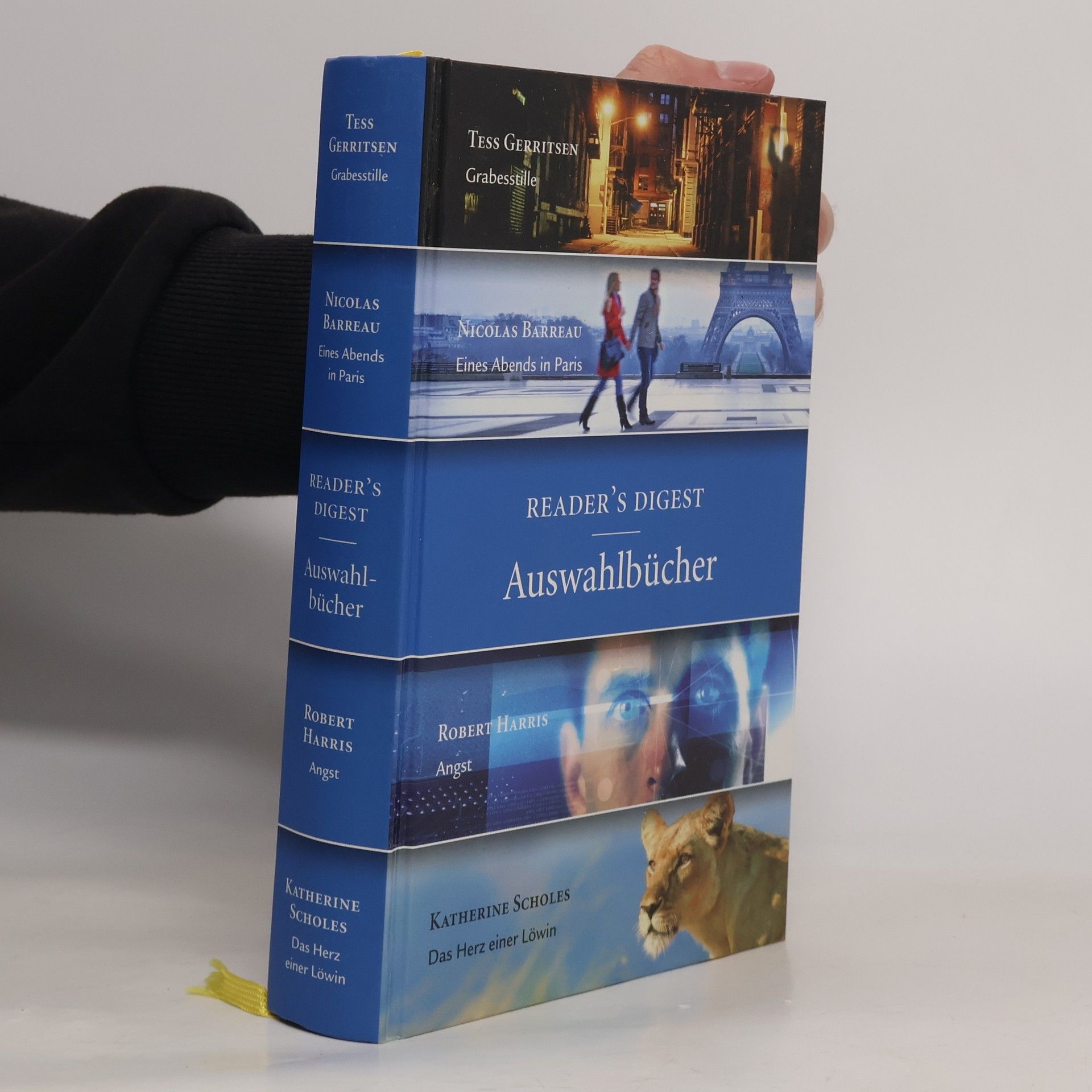 Reader's Digest Auswahlbücher. Grabesstille. Eines Abends in Paris. Angst. Das Herz einer Löwin.