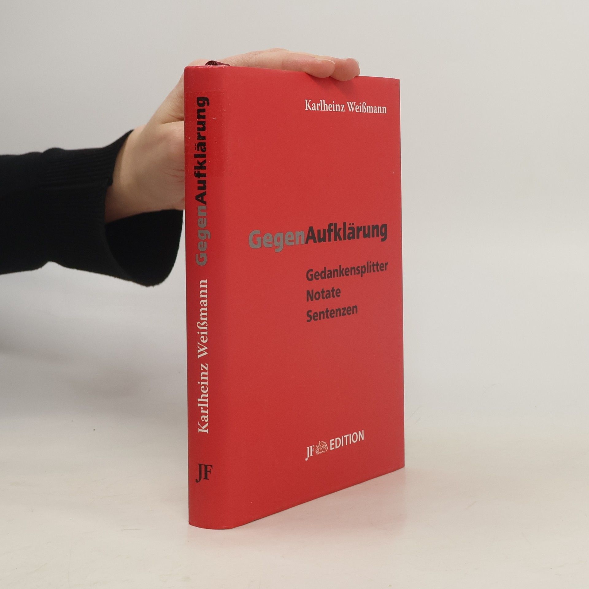 Karlheinz Weißmann GegenAufklärung