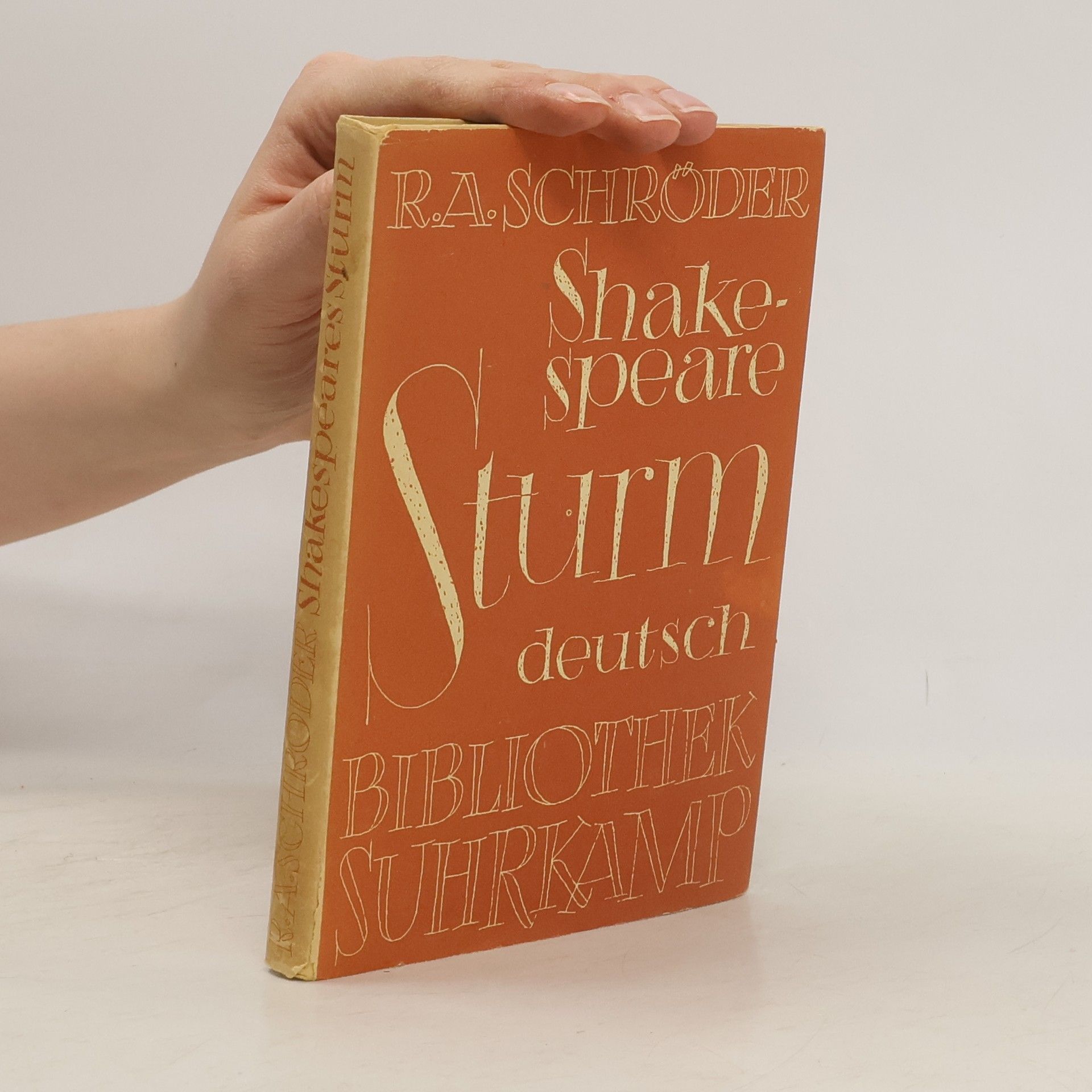 Rudolf Alexander Schröder Shakespeares Sturm