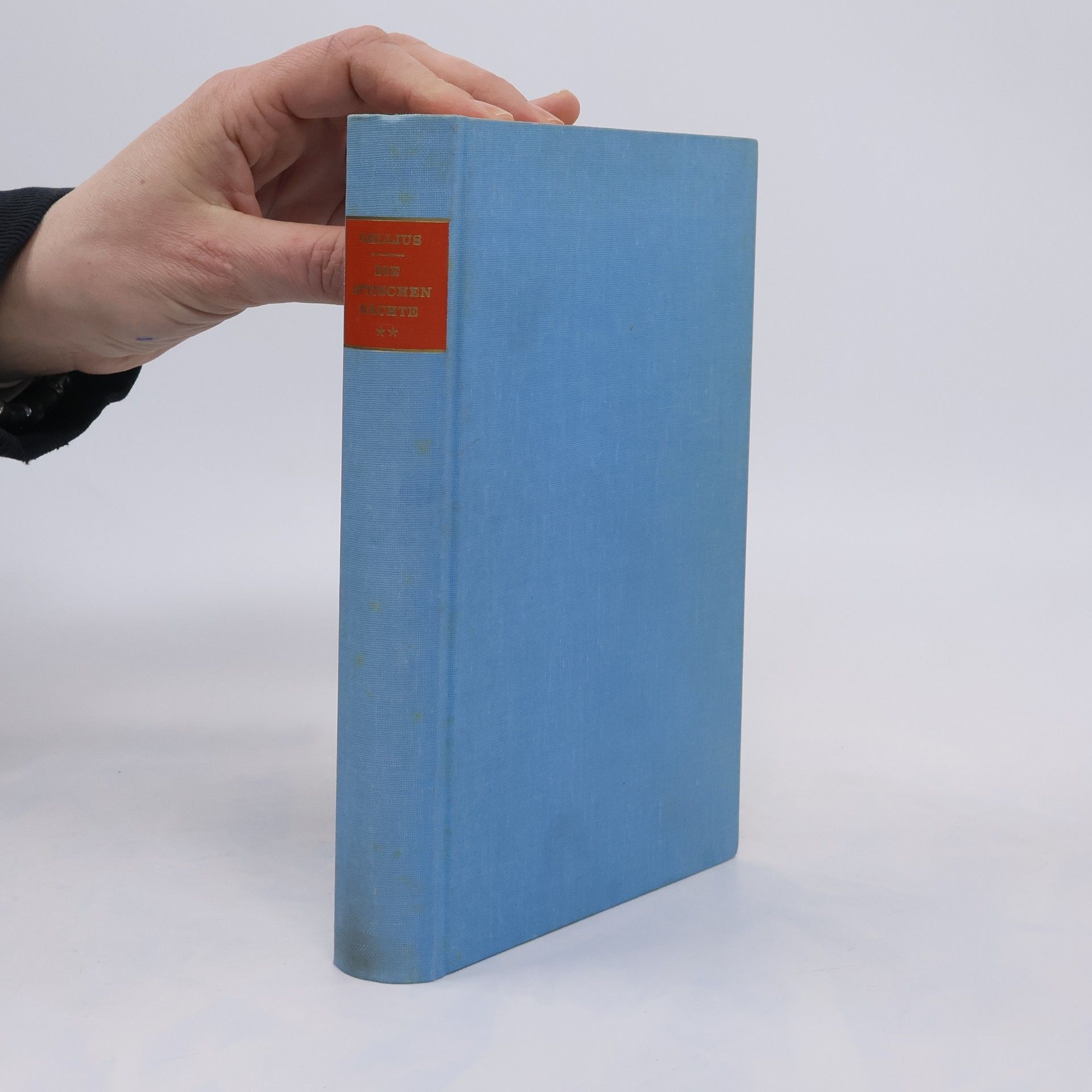 Aulus Gellius Die attischen Nächte, in 2 Bdn.. Übertr. u. Anm. v. Fritz Weiss