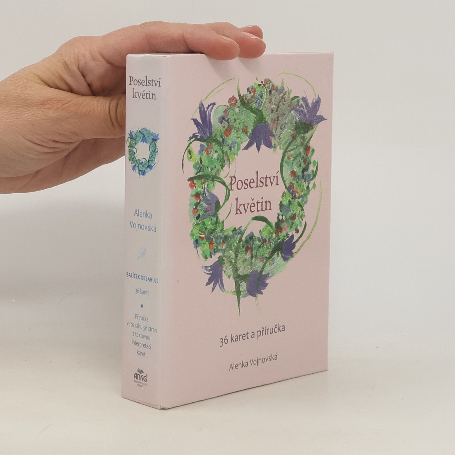 Alenka Vojnovská Poselství květin. Příručka včetně návodu k použití karet