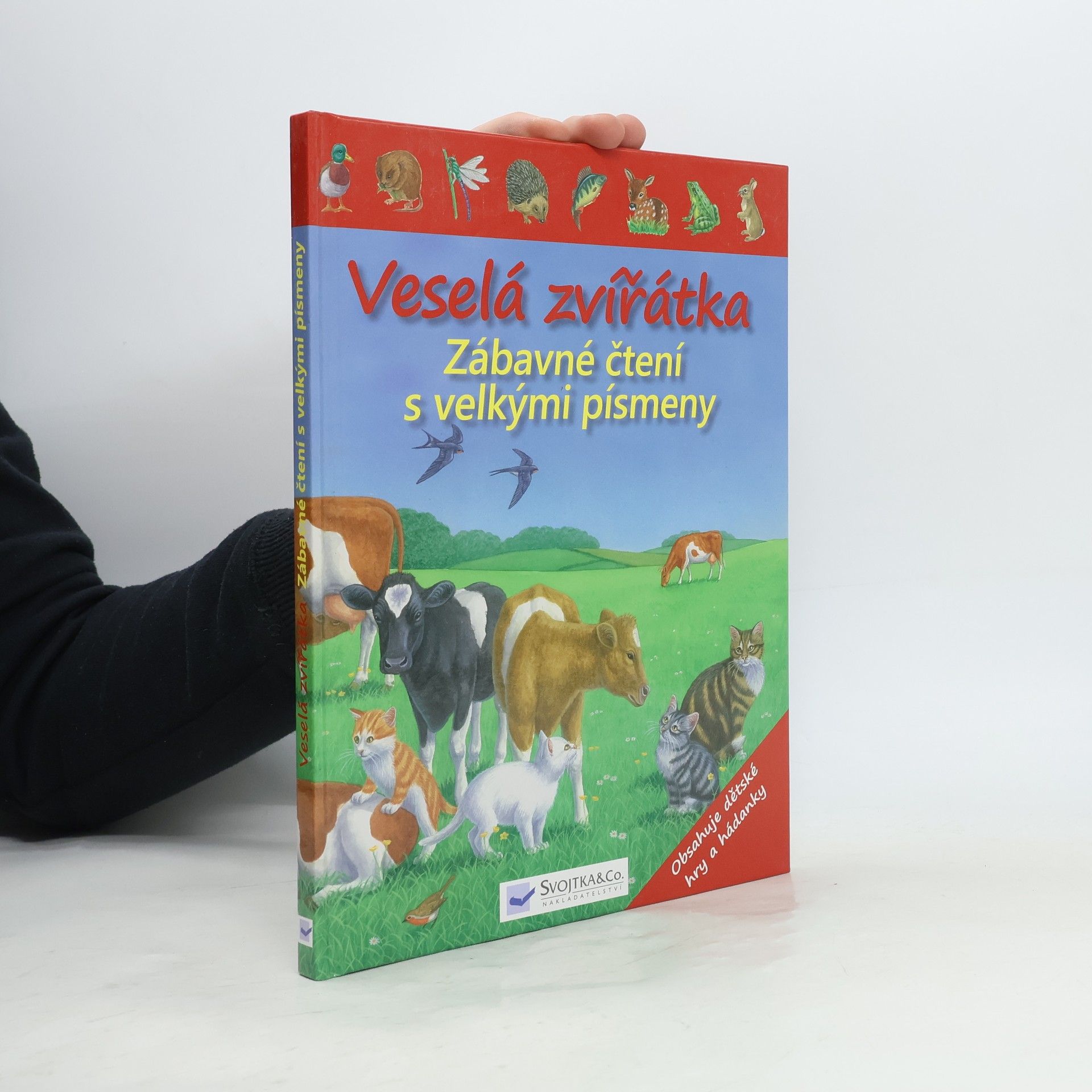 Bob Bampton Veselá zvířátka : zábavné čtení s velkými písmeny