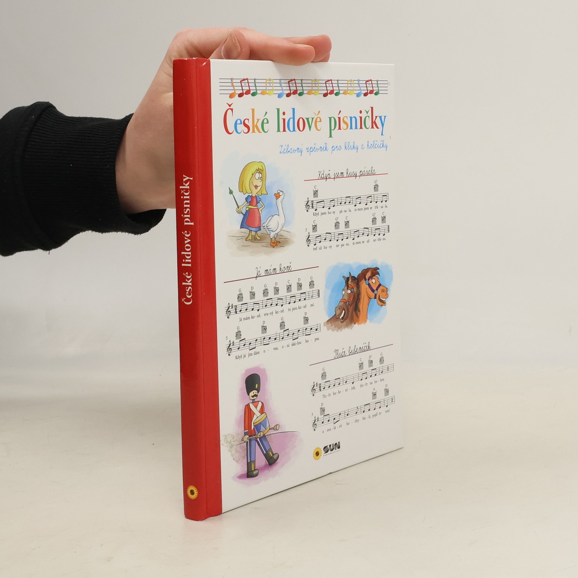 České lidové písničky: Zábavný zpěvník pro kluky a holčičky