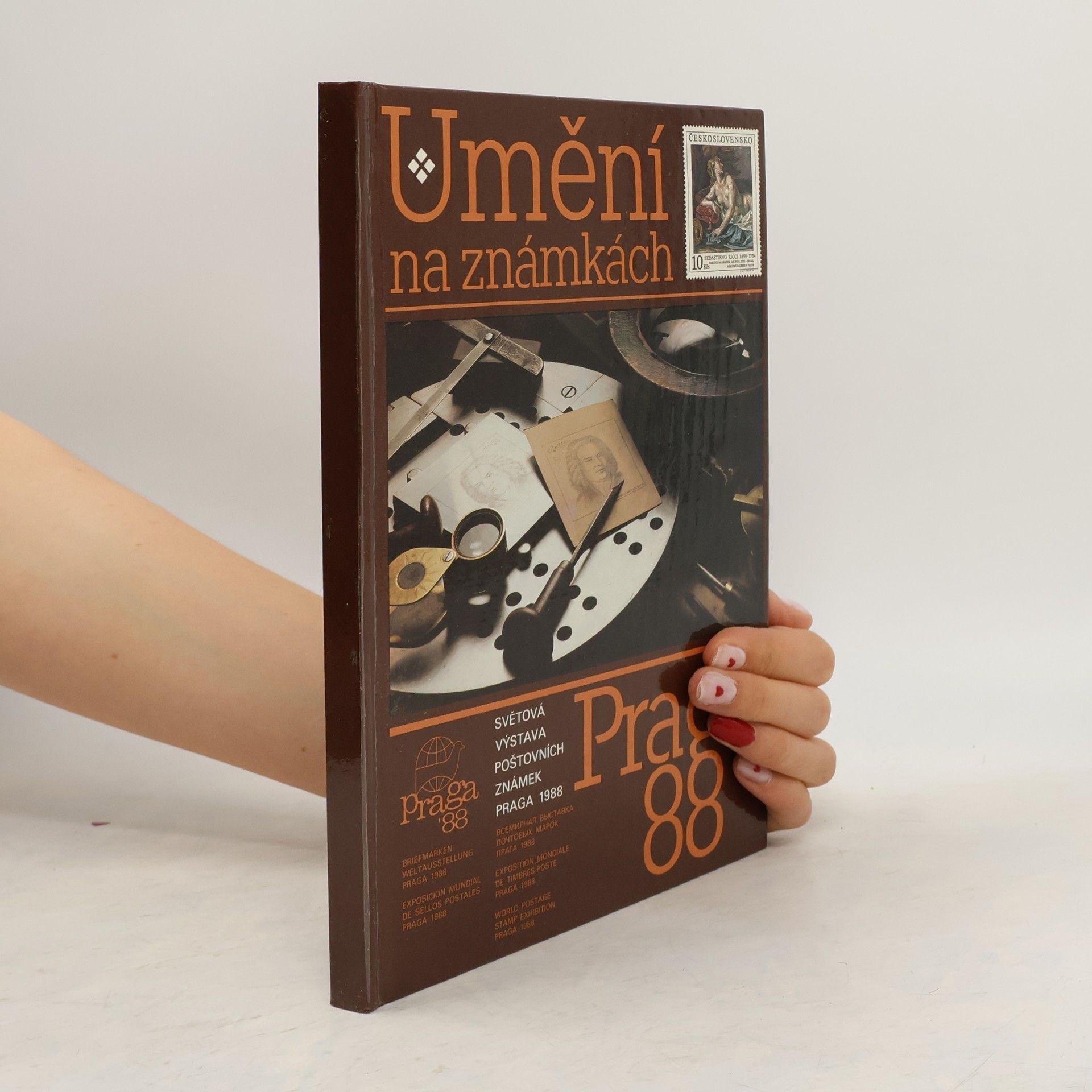 Jiří T. Kotalík Umění na známkách. Katalog výstavy Praga 1988