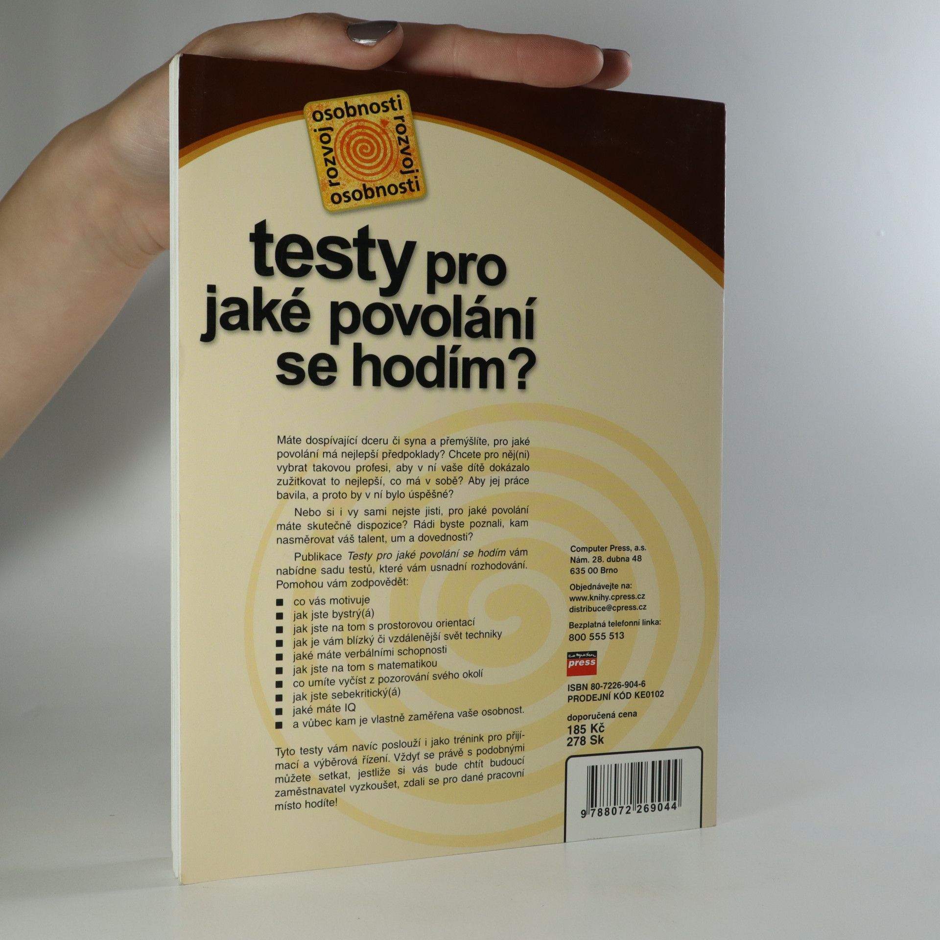 James Barrett Testy. Pro jaké povolání se hodím?