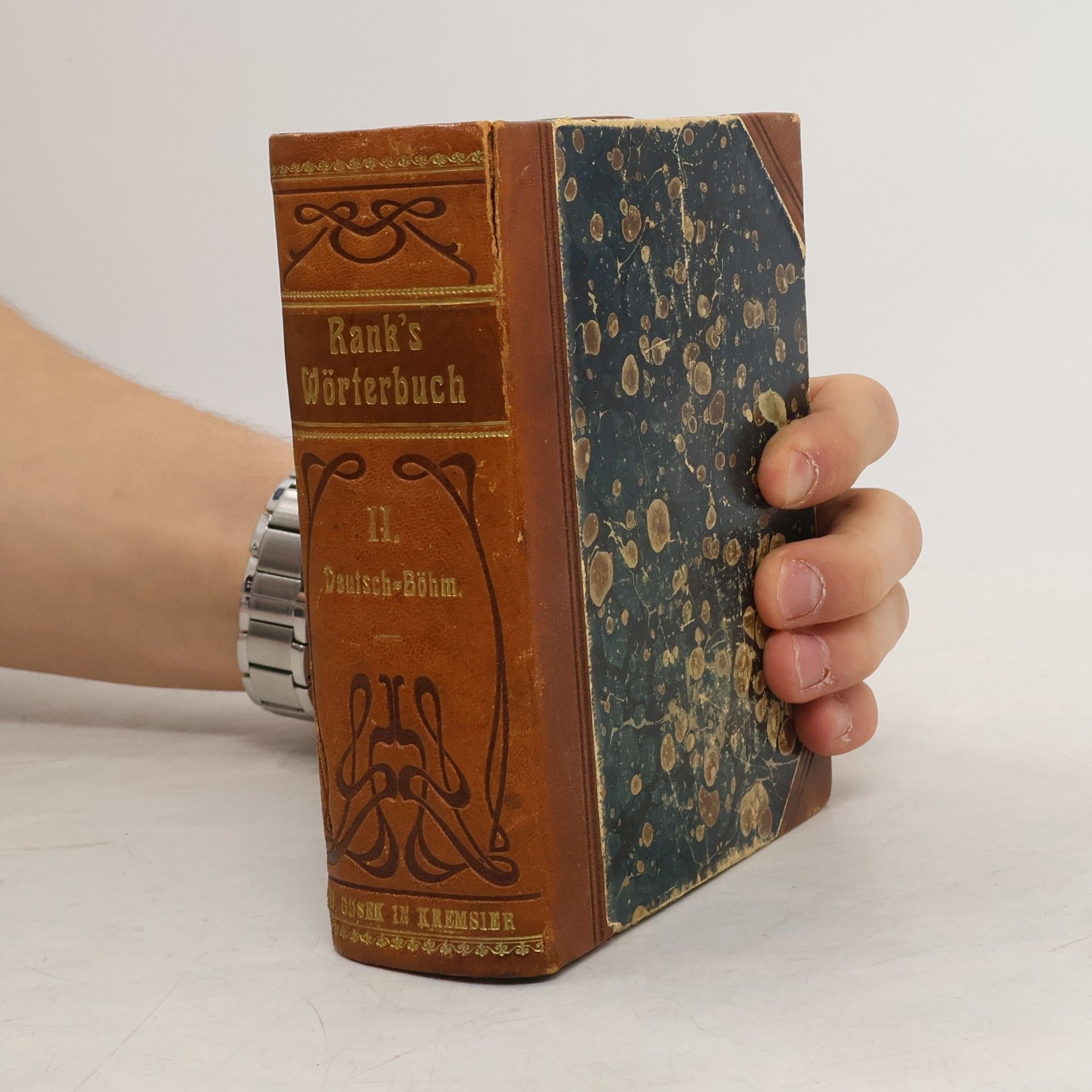 Josef Rank Nový slovník kapesní jazyka českého i německého II.