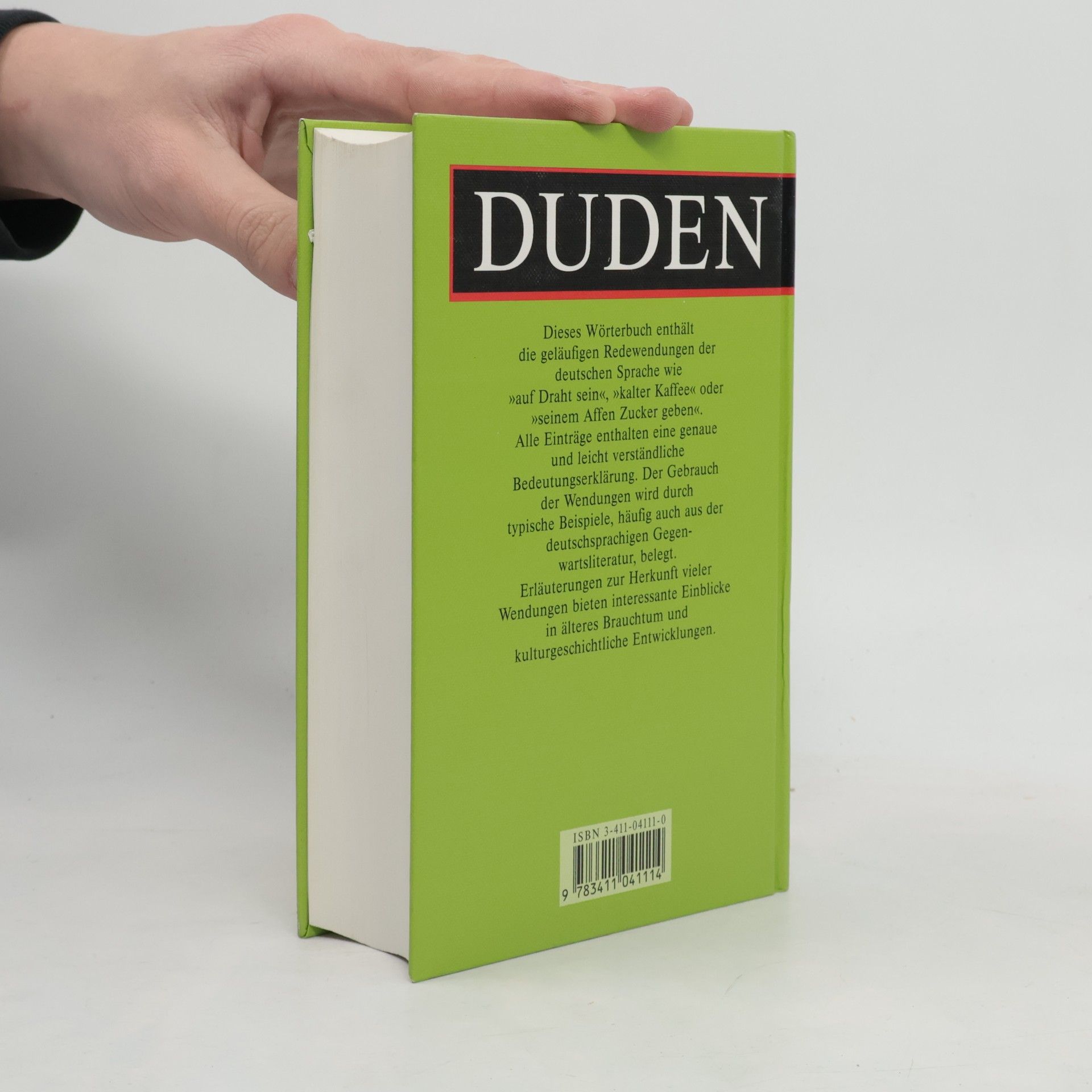 Günther Drosdowski Duden. Band 11, Redewendungen und sprichwörtliche Redensarten