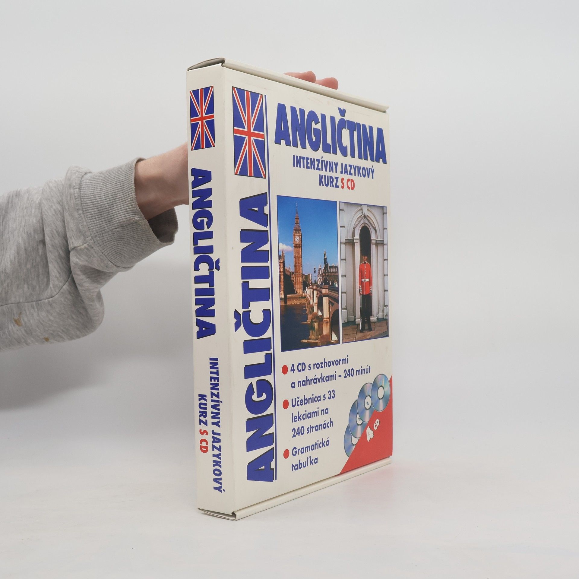 Antony Peck Angličtina : intenzívny jazykový kurz - učebnica, gramatická tabul´ka, 4 CD