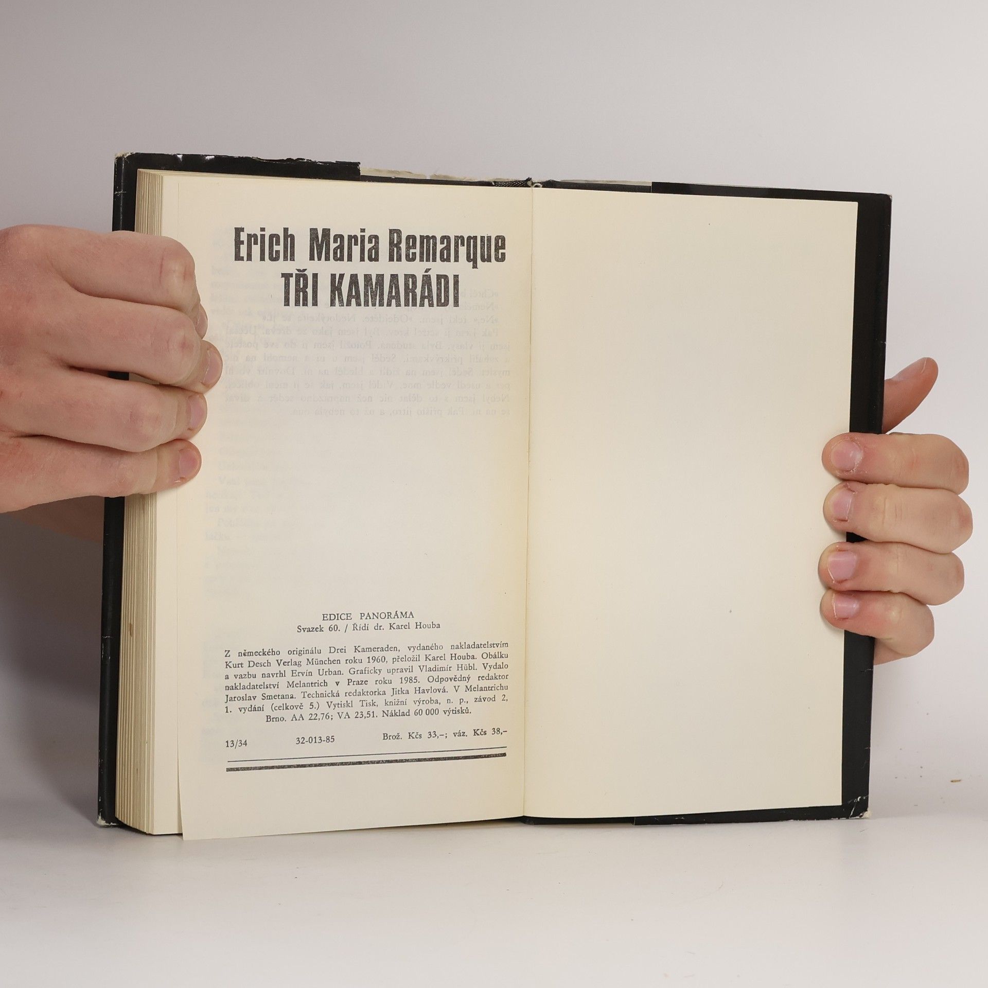 Erich Maria Remarque Tři kamarádi