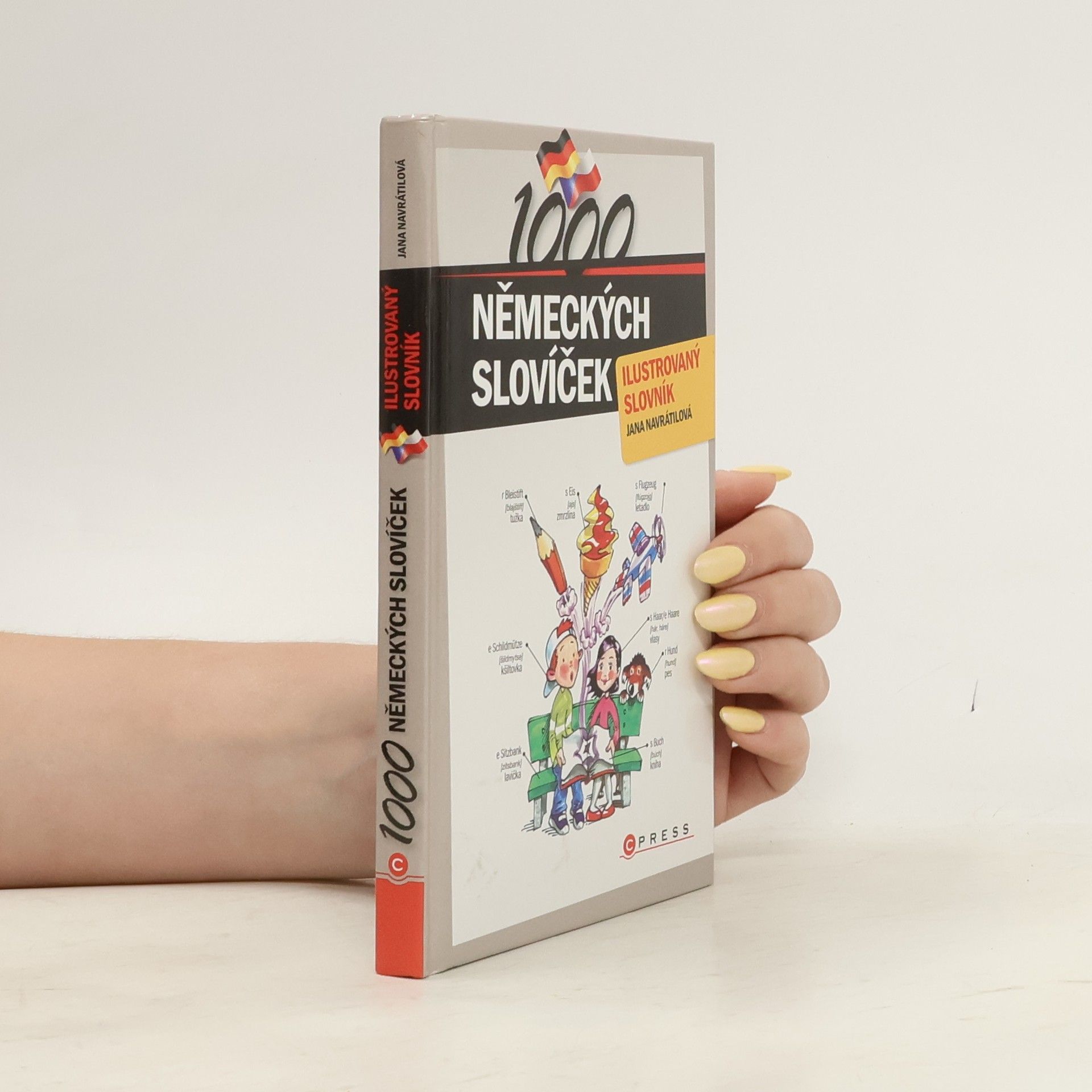 Jana Navrátilová 1000 německých slovíček : ilustrovaný slovník
