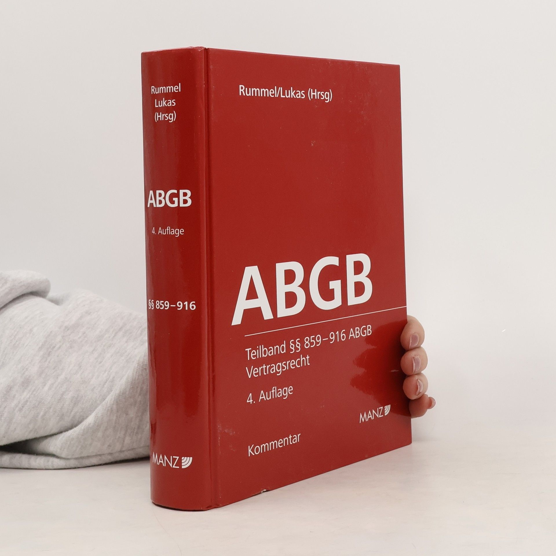 Peter Rummel Kommentar zum Allgemeinen Bürgerlichen Gesetzbuch